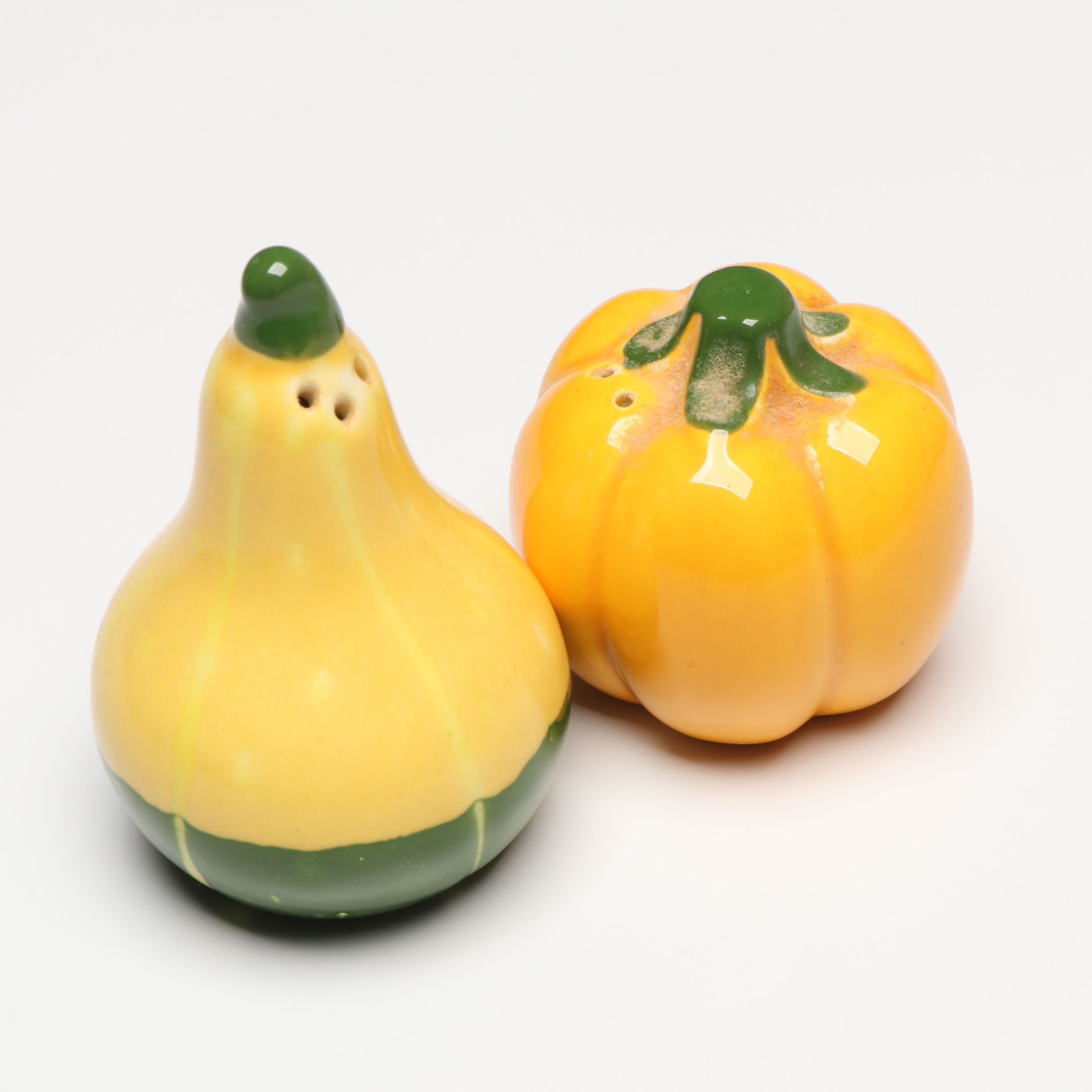Enesco Onion-Shaped Ceramic Shakers with Other Novelty Ceramic Shakers