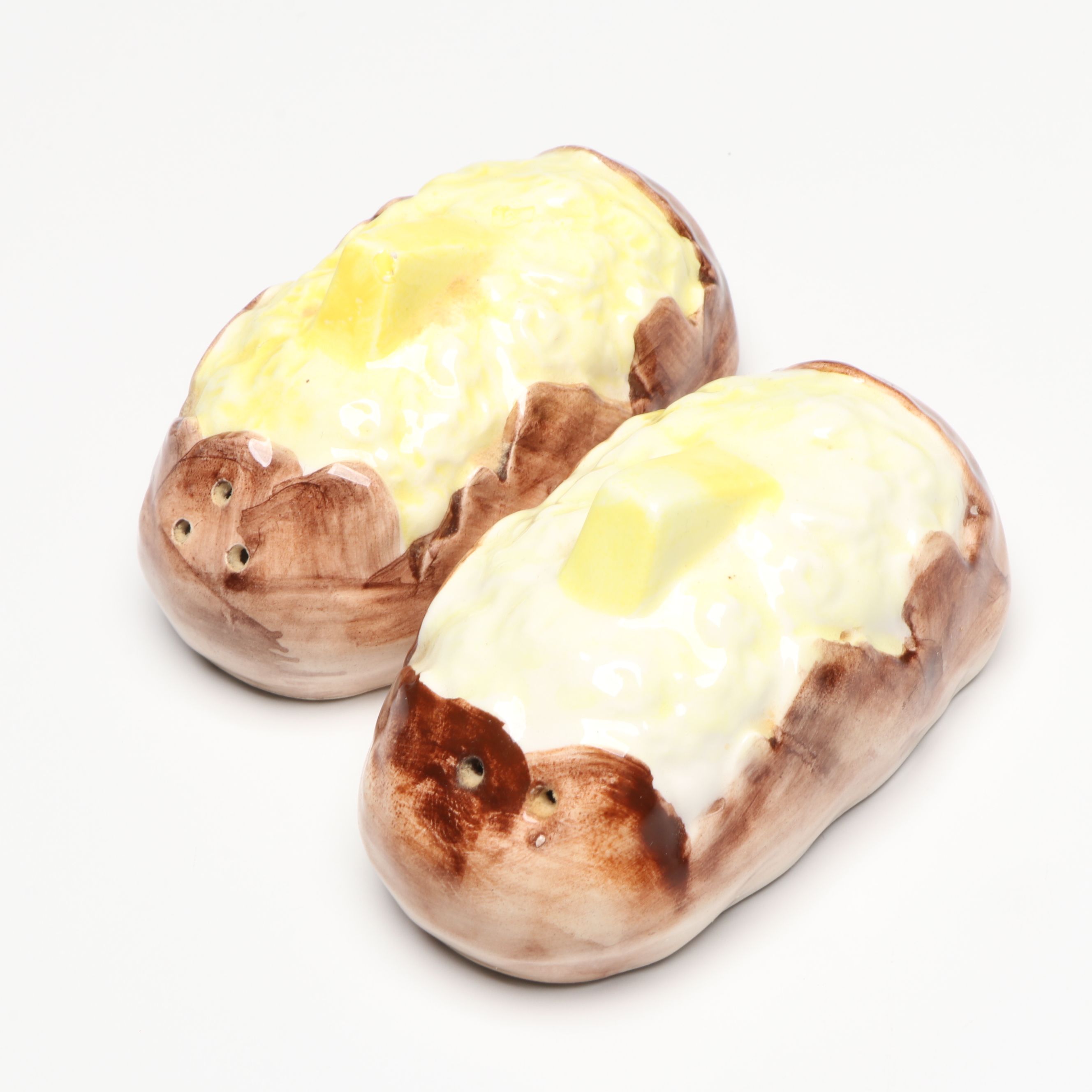 Enesco Onion-Shaped Ceramic Shakers with Other Novelty Ceramic Shakers