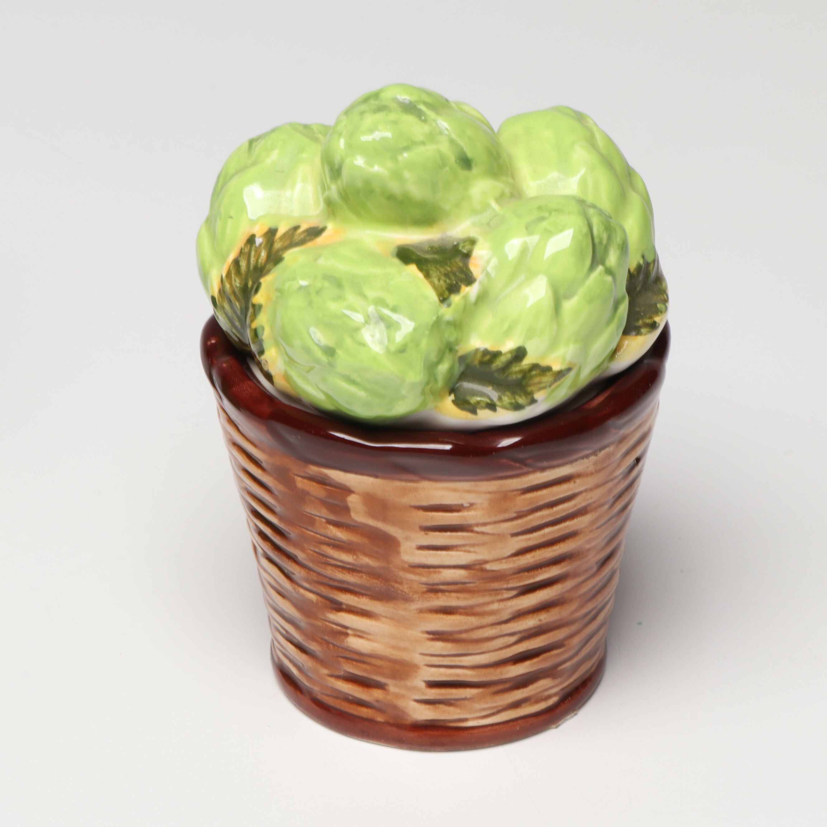 Enesco Onion-Shaped Ceramic Shakers with Other Novelty Ceramic Shakers