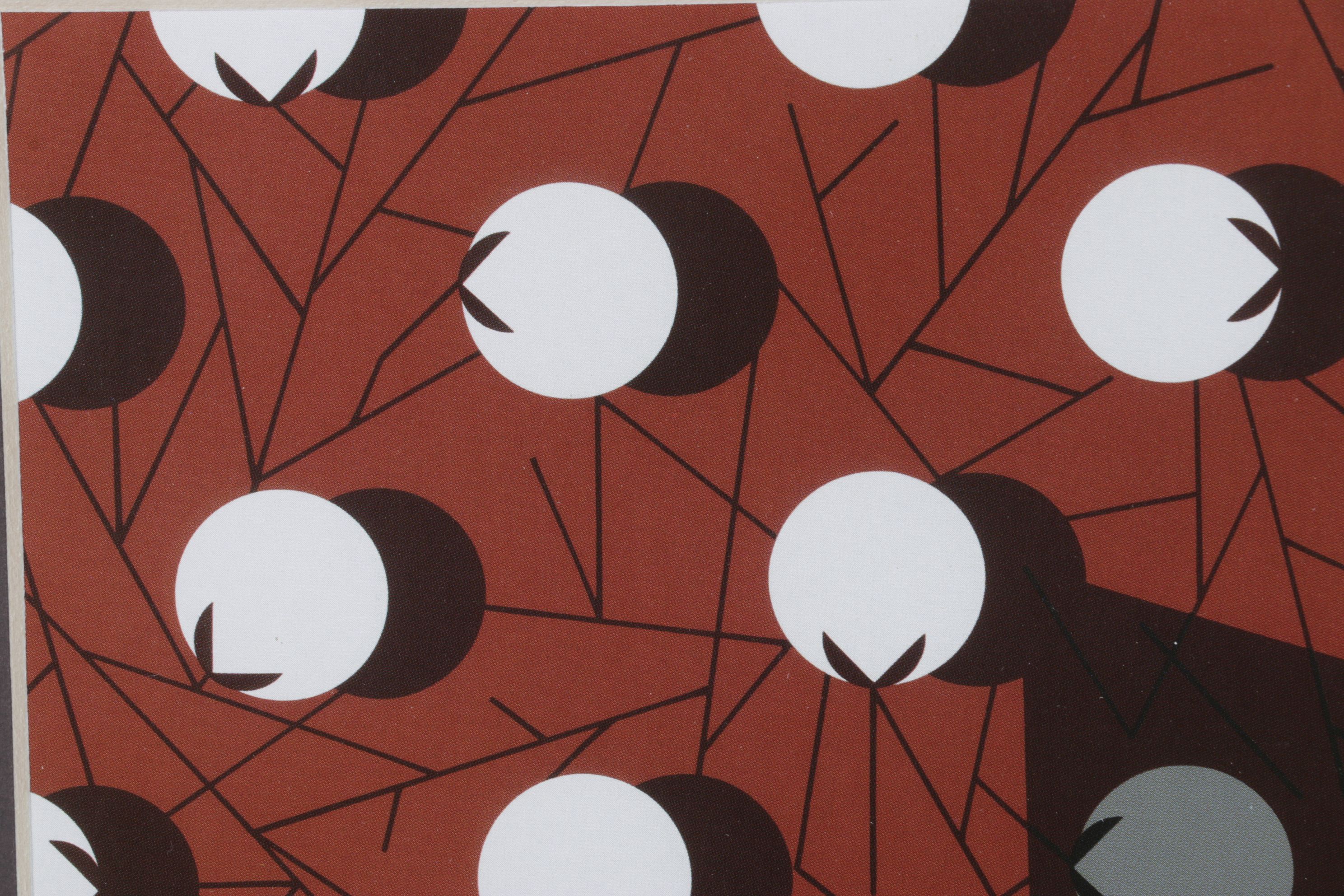 Offset Lithograph After Charley Harper "Cottontail in a Cotton Field", 1986