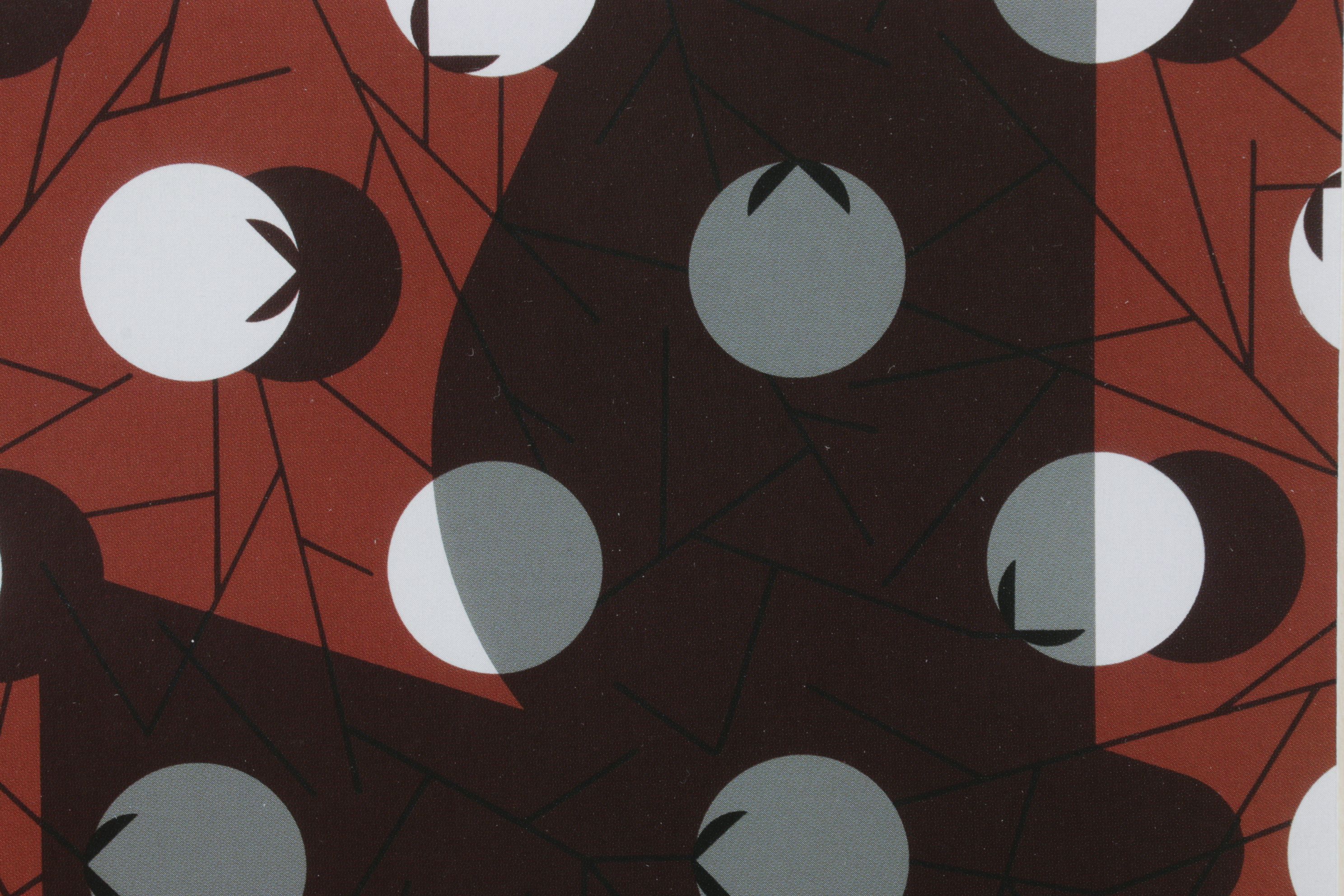 Offset Lithograph After Charley Harper "Cottontail in a Cotton Field", 1986