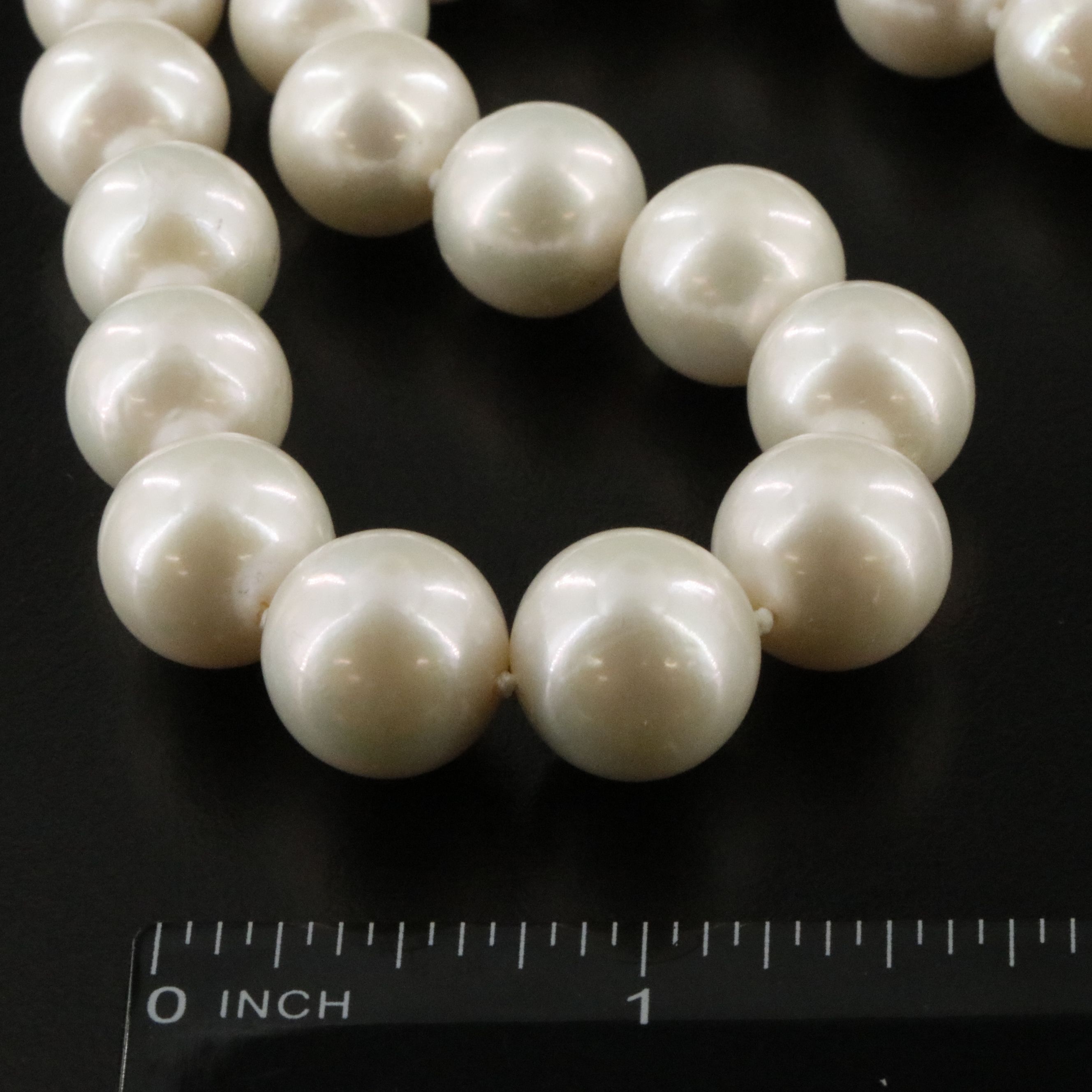 Pearl Necklace with 14K Clasp