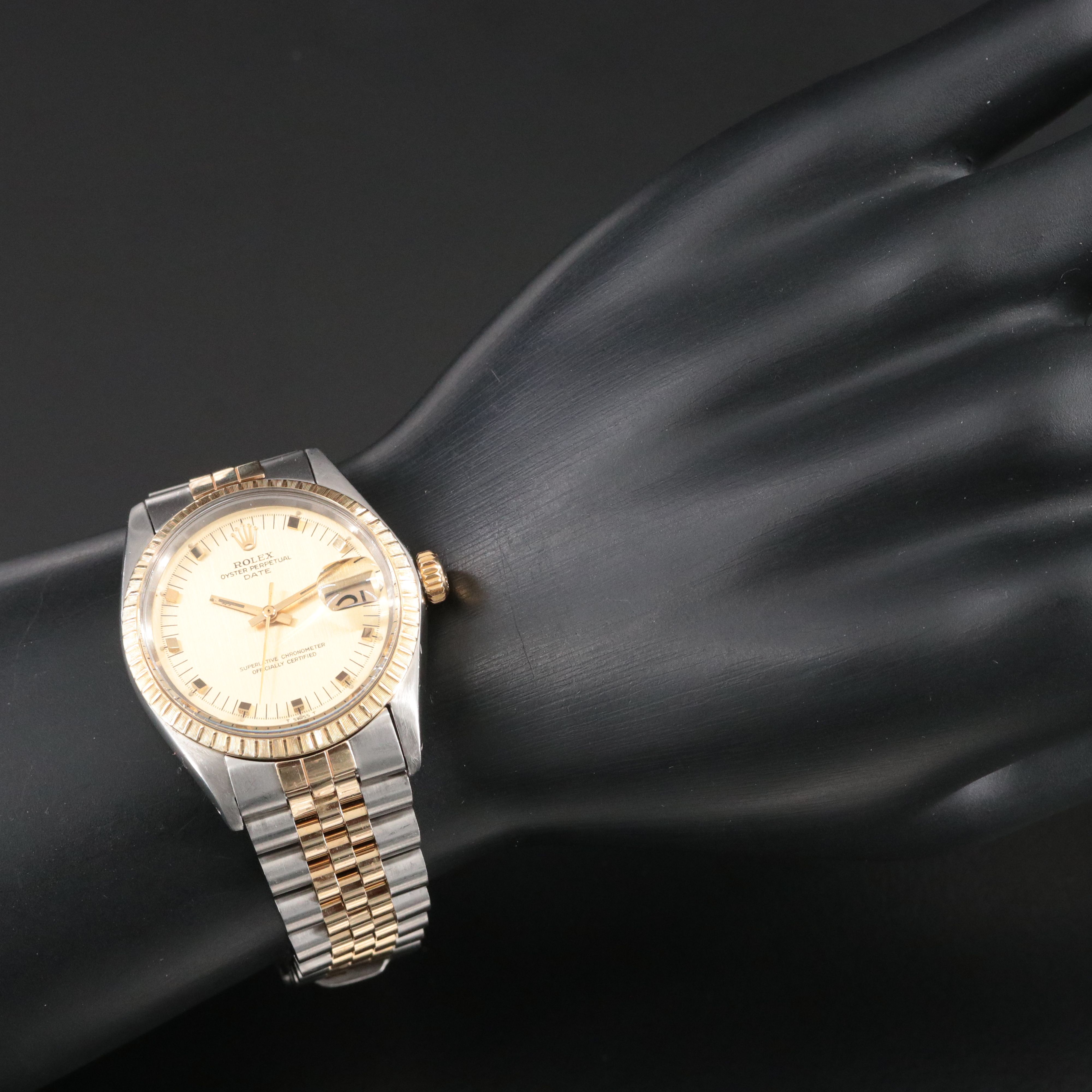 Rolex Oyster Perpetual Date 1505 Vintage Watch c.1971