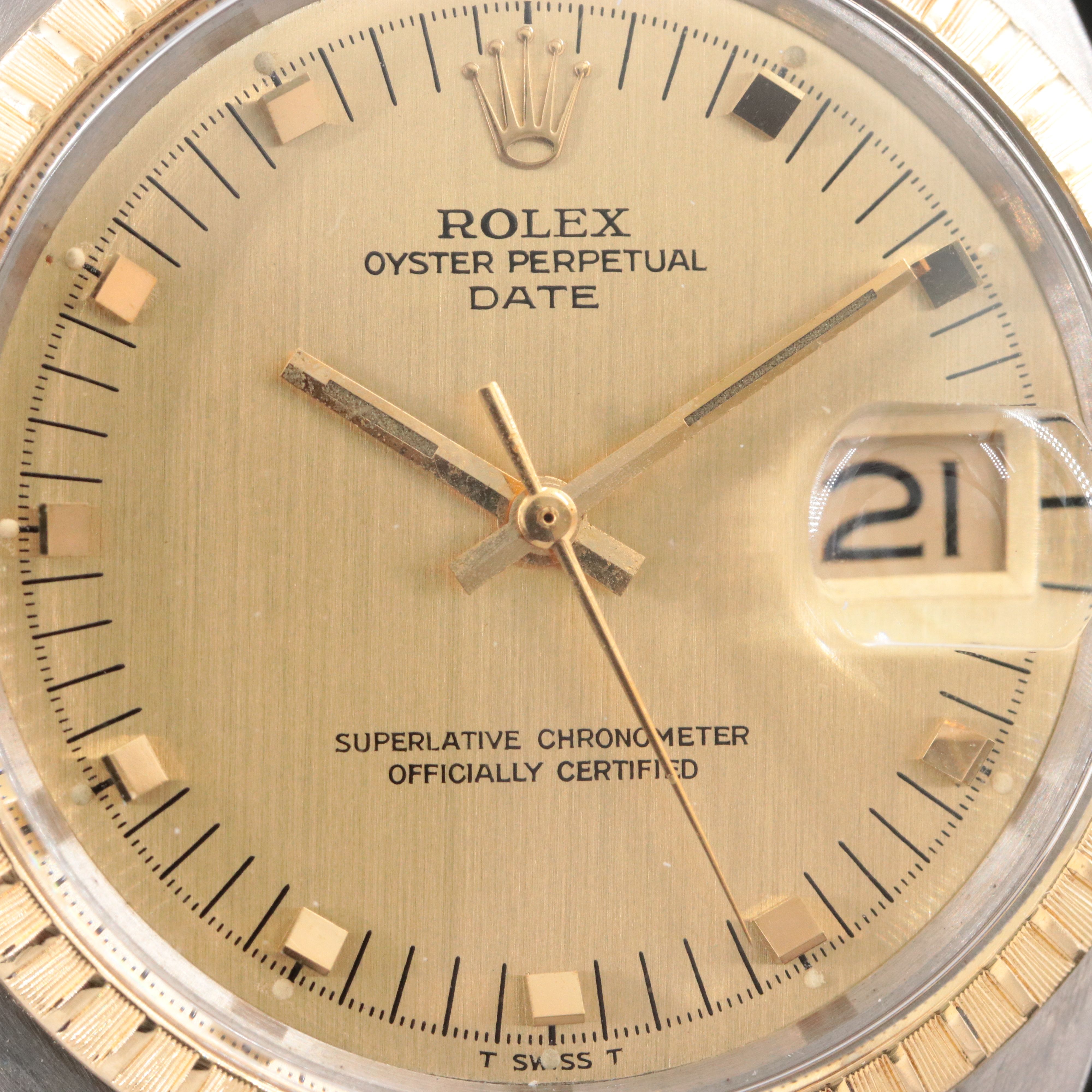 Rolex Oyster Perpetual Date 1505 Vintage Watch c.1971