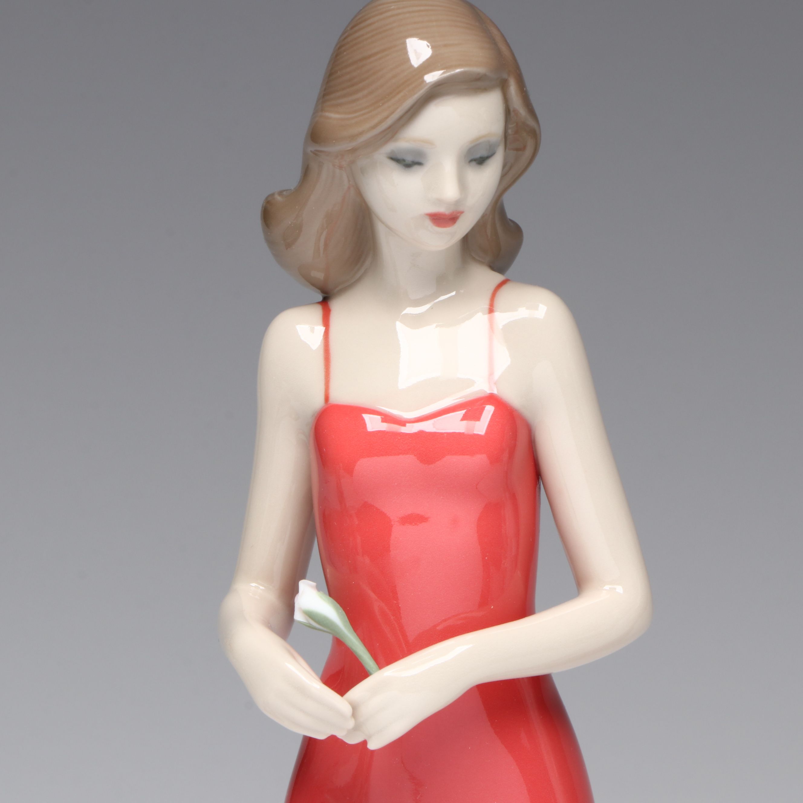 Nao "The Elegance of A Rose" with Other Women with Flowers Porcelain Figures