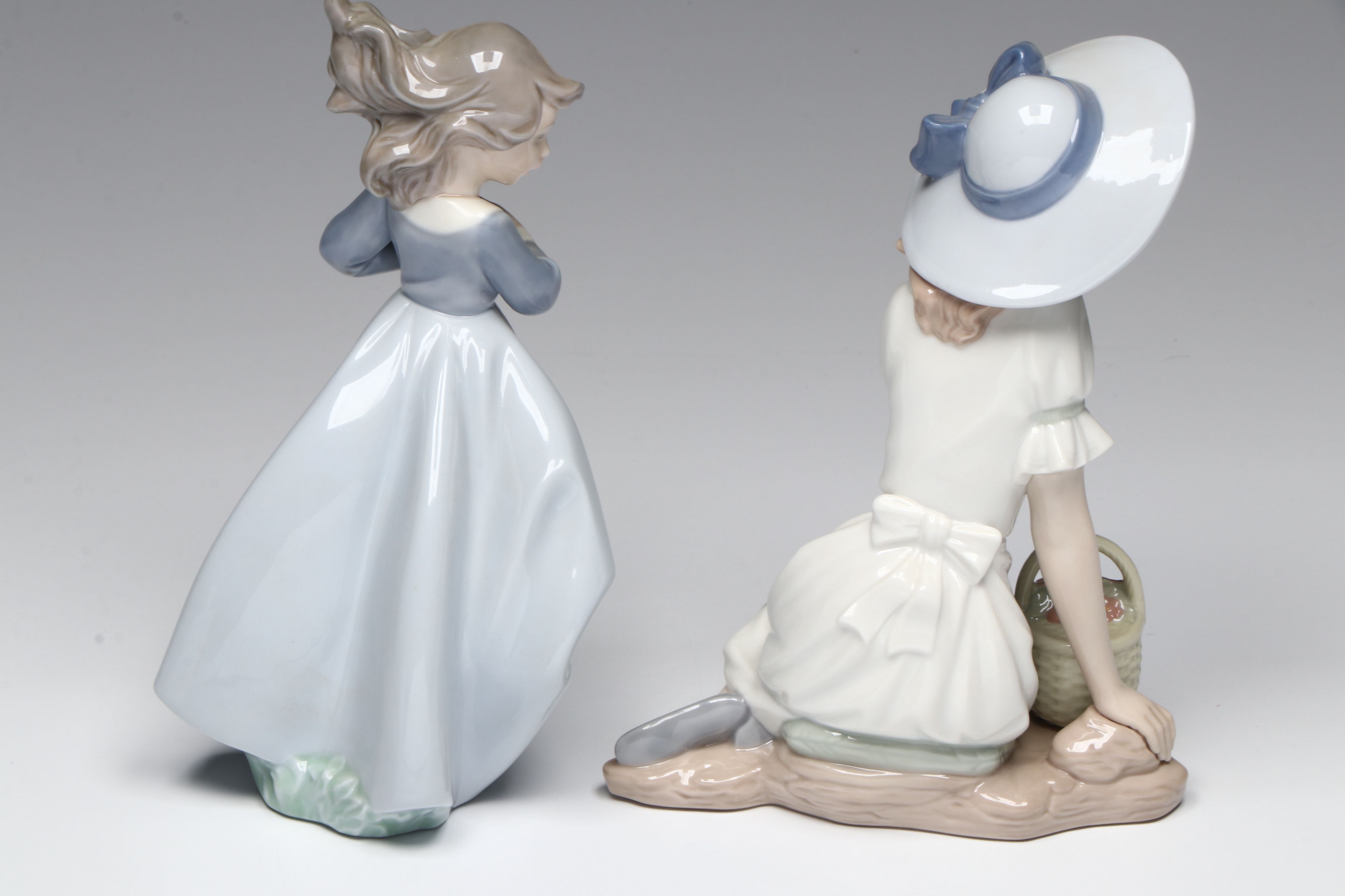 Nao "The Elegance of A Rose" with Other Women with Flowers Porcelain Figures