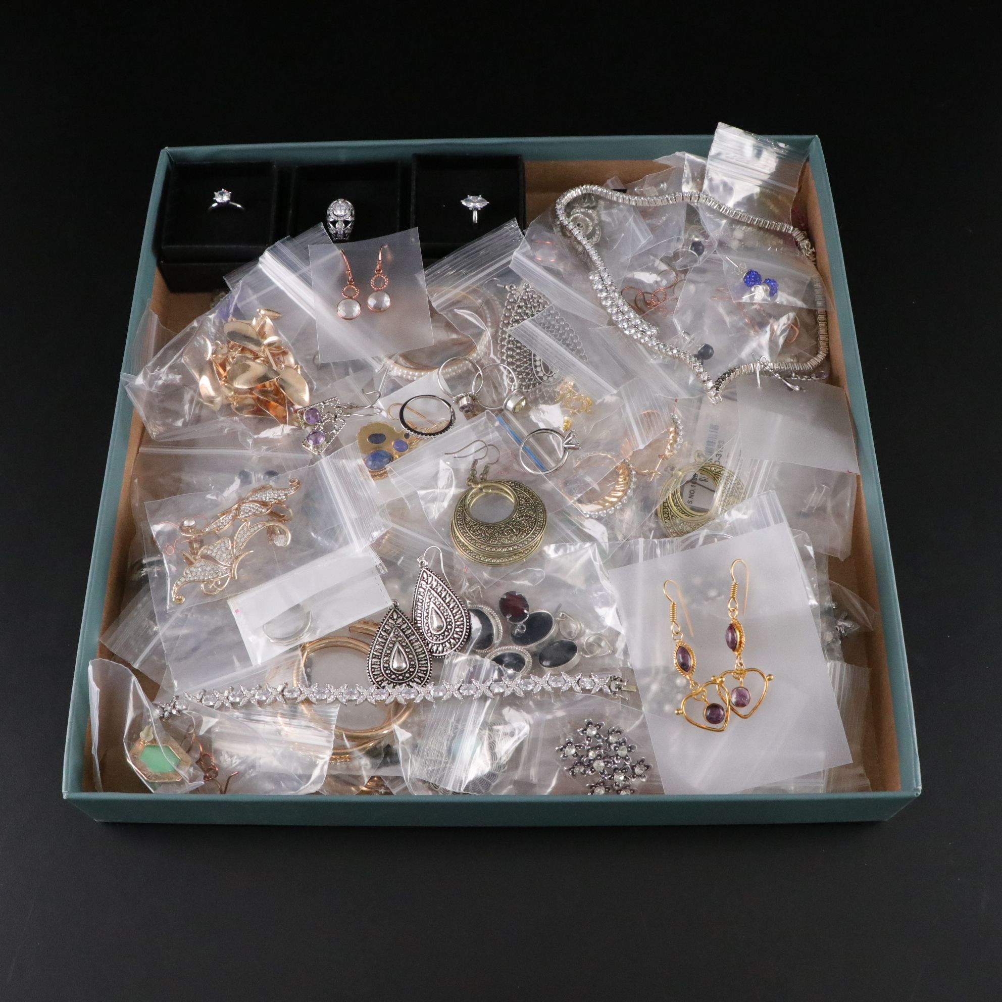 Uncommon Discovery: Mixed Metal Earrings, Bracelets, Rings & More Jewelry