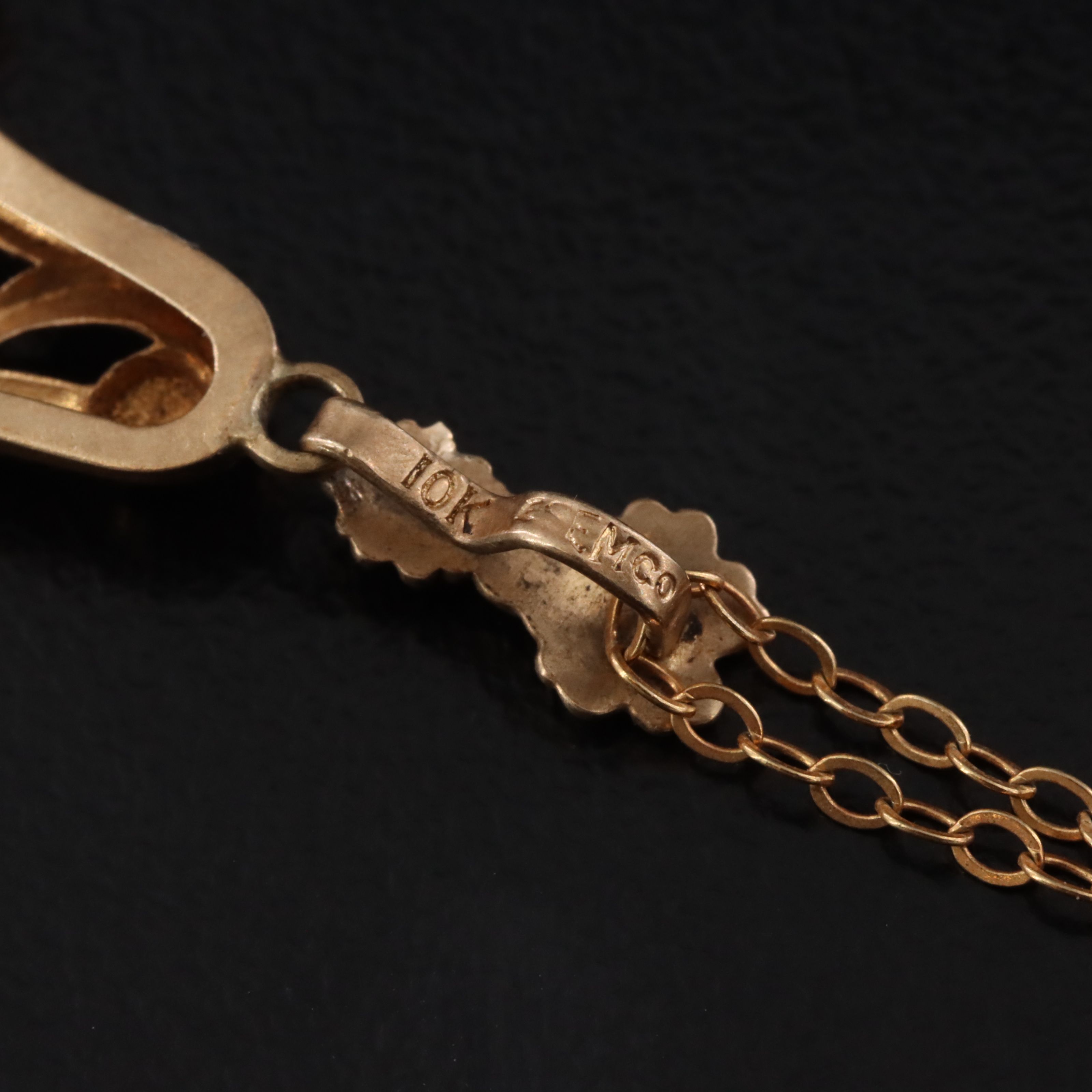 10K Ruby Pendant on Gold-Filled Necklace