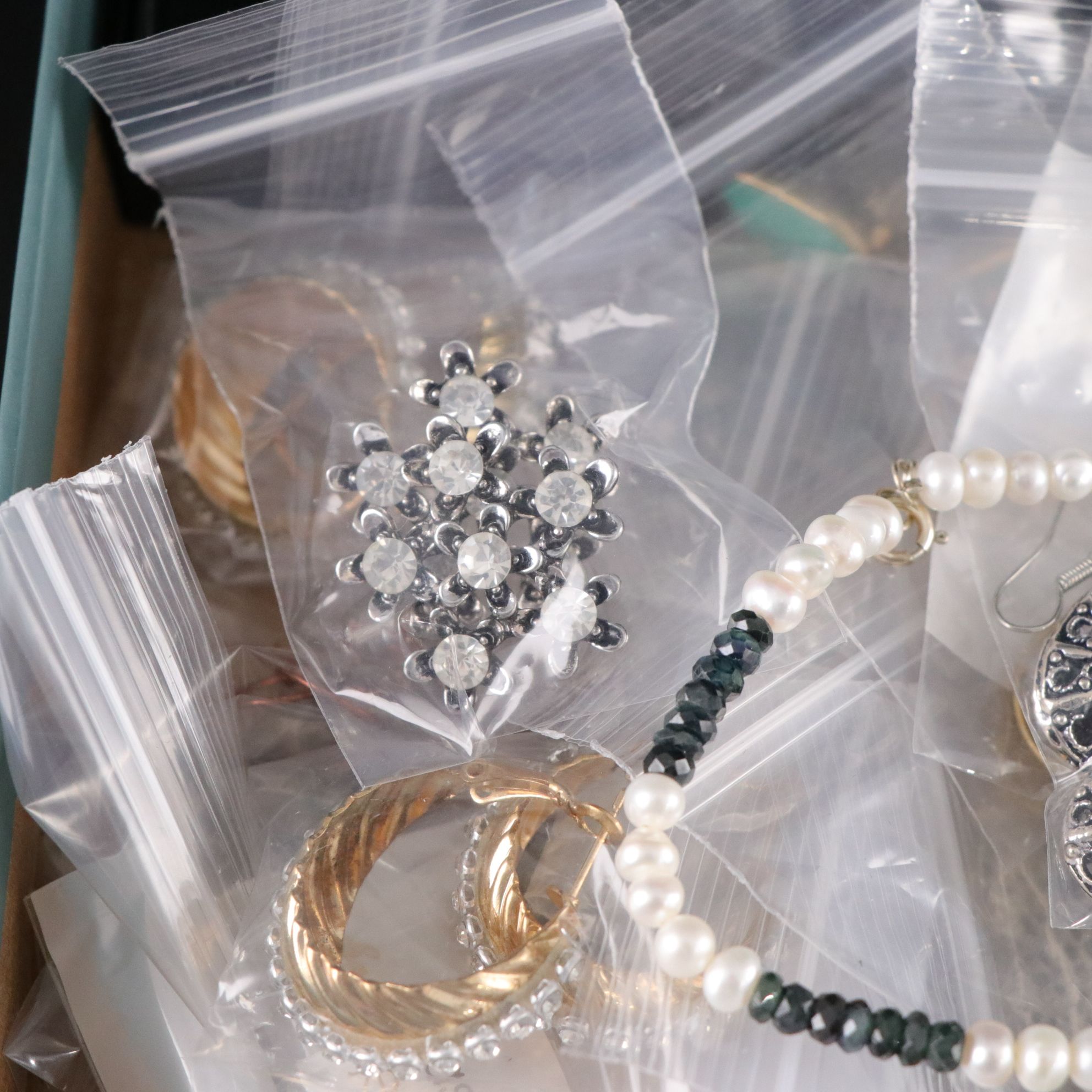 Uncommon Discovery: Assortment of Earrings, Bracelets, Rings & More Jewelry