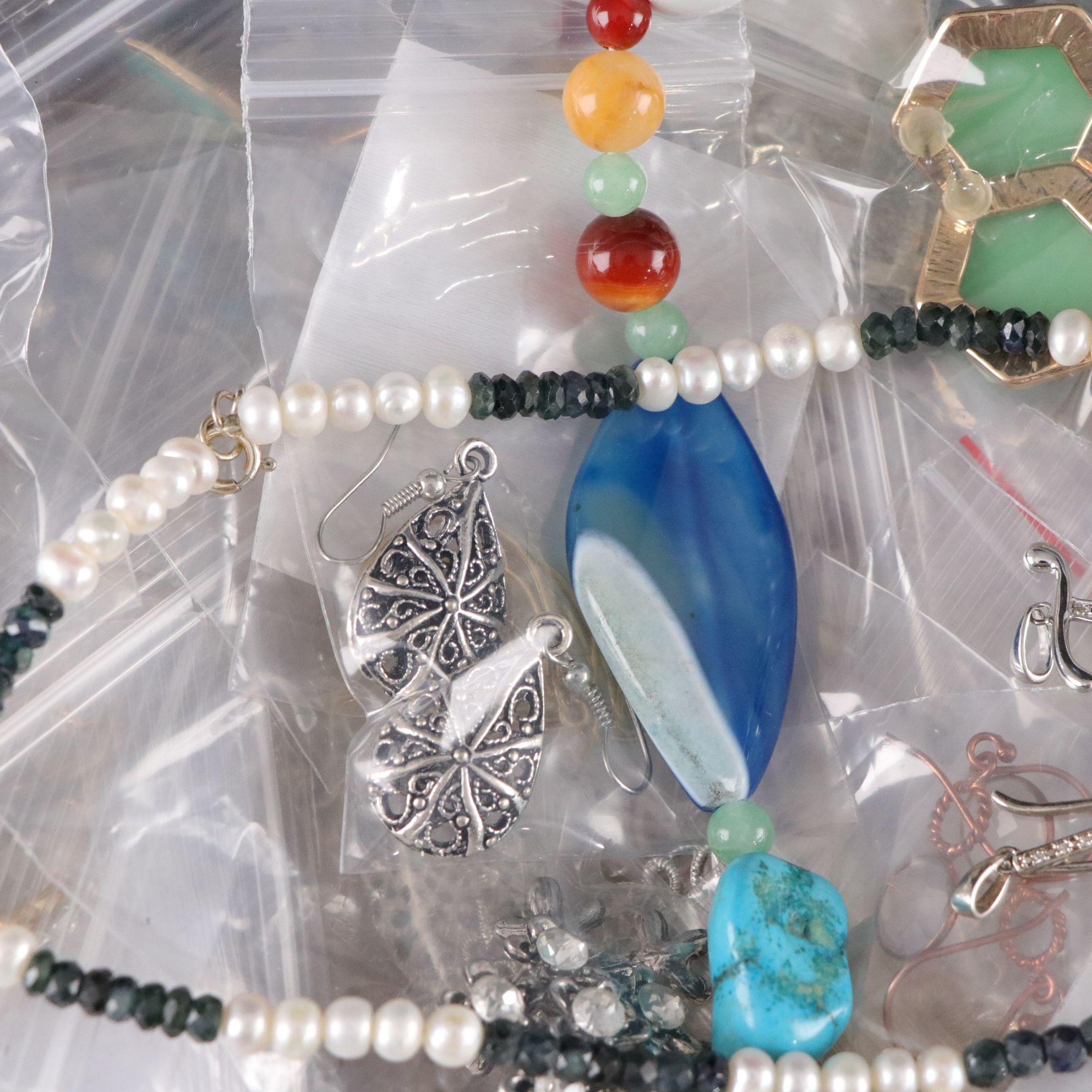 Uncommon Discovery: Assortment of Earrings, Bracelets, Rings & More Jewelry