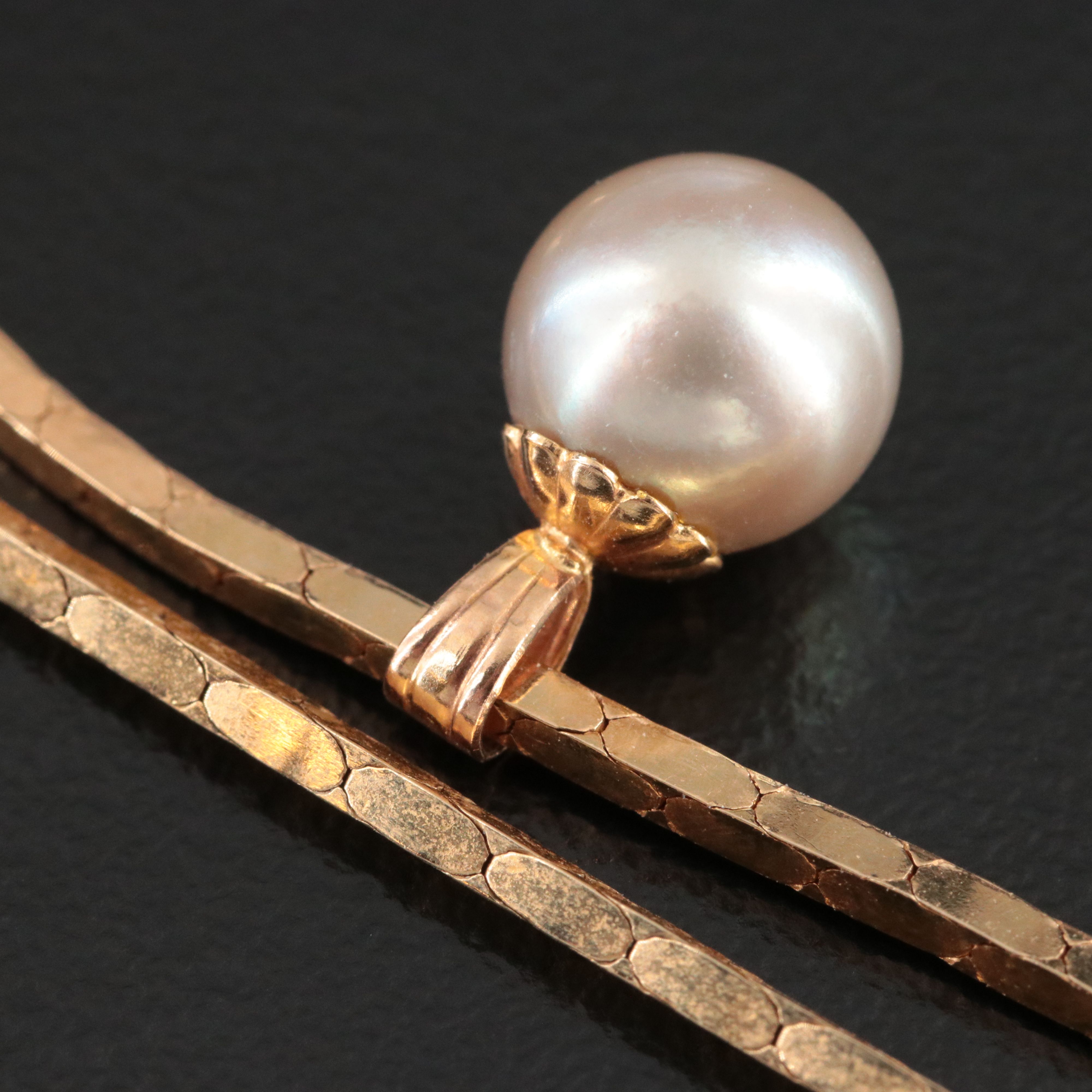 14K Pearl Pendant Necklace