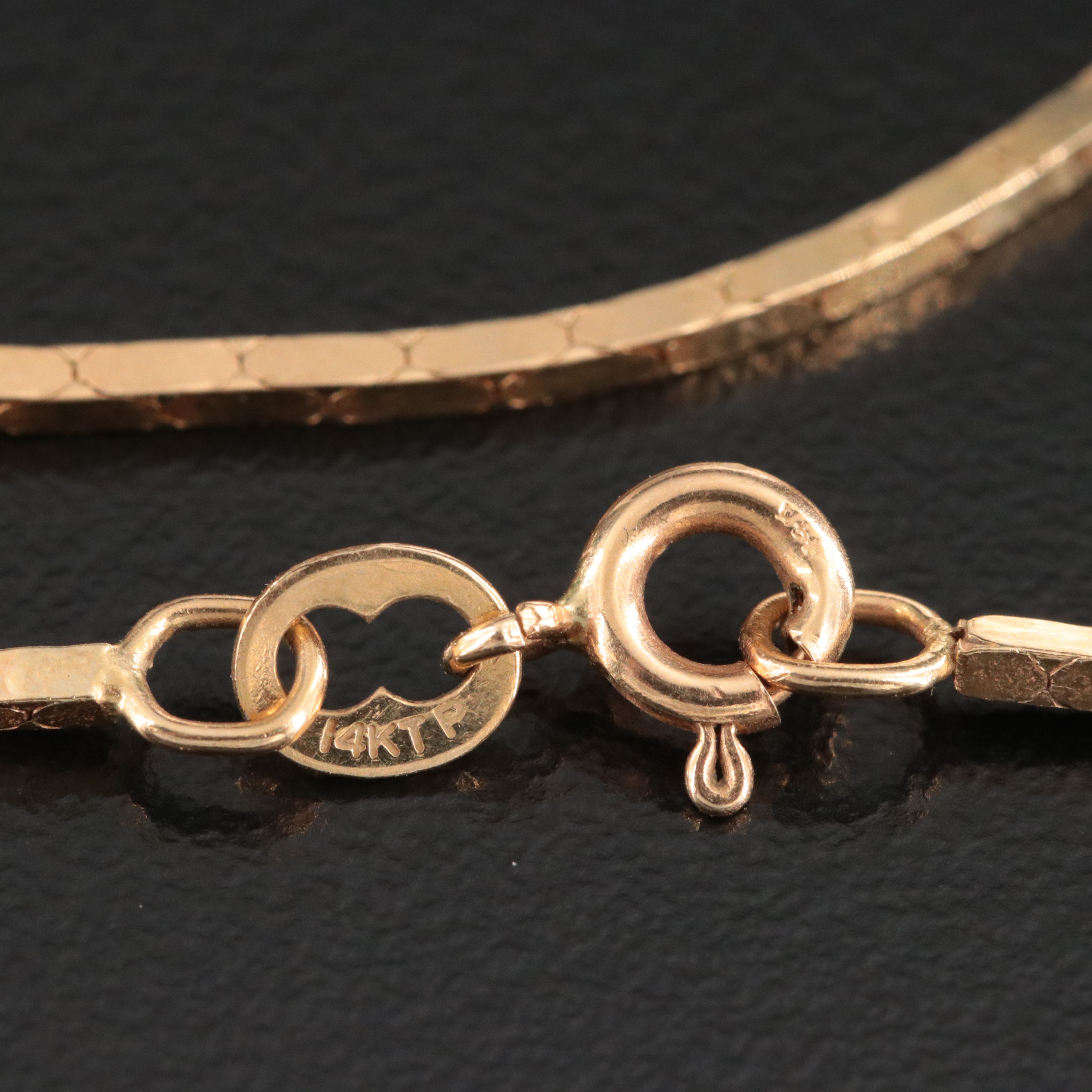 14K Pearl Pendant Necklace