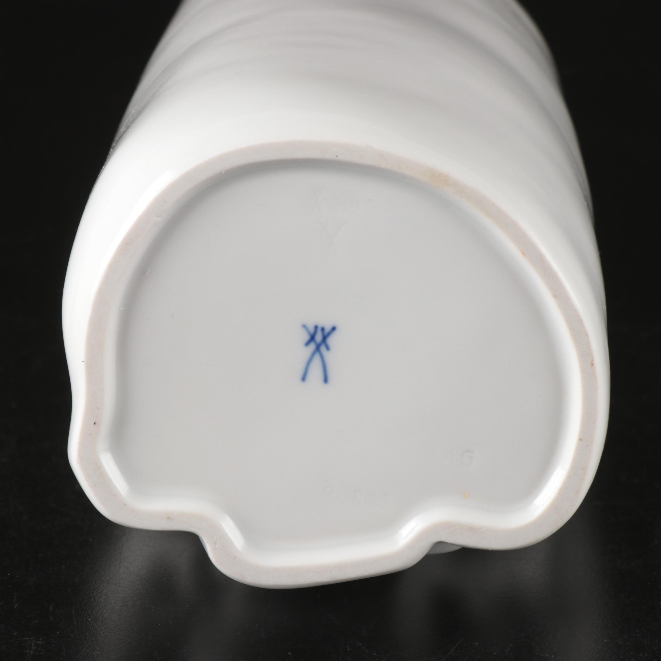 Meissen "Seasons" Autumn Porcelain Vase Designed by Regina Junge