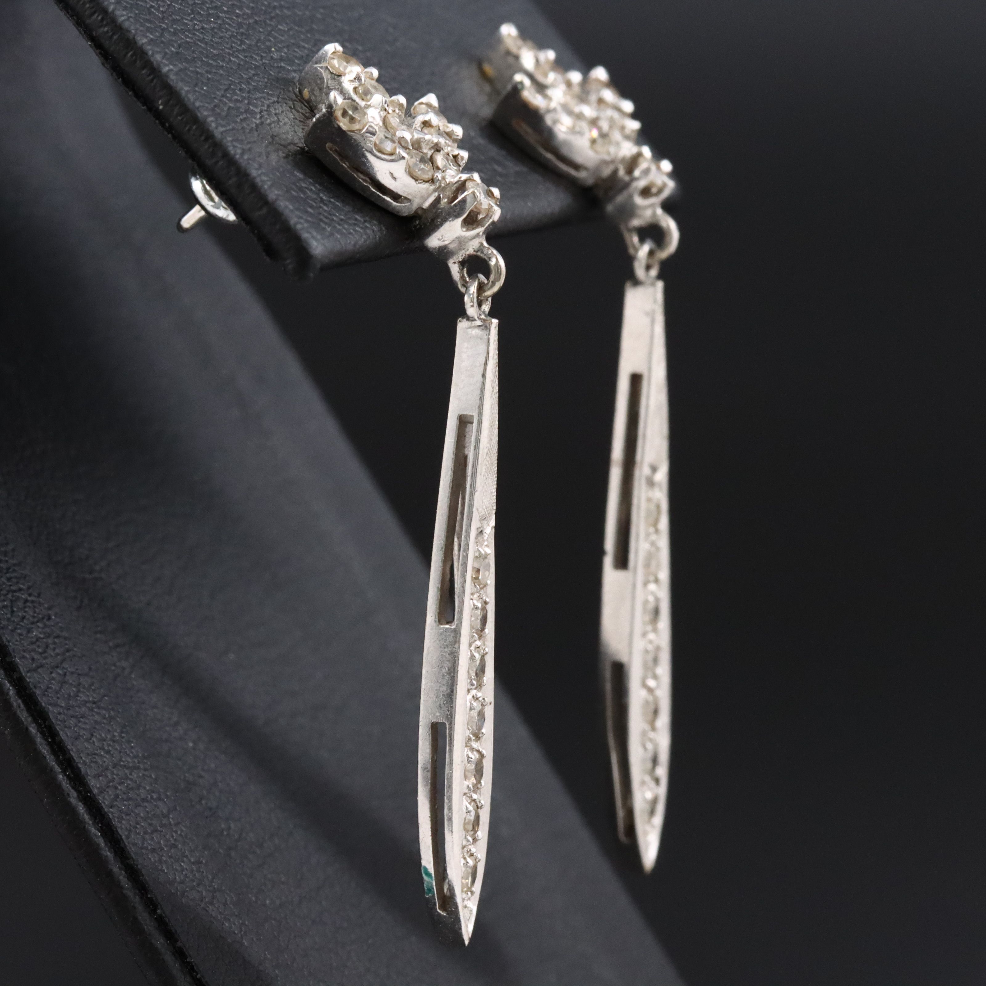 14K 0.77 CTW Diamond Drop Earrings