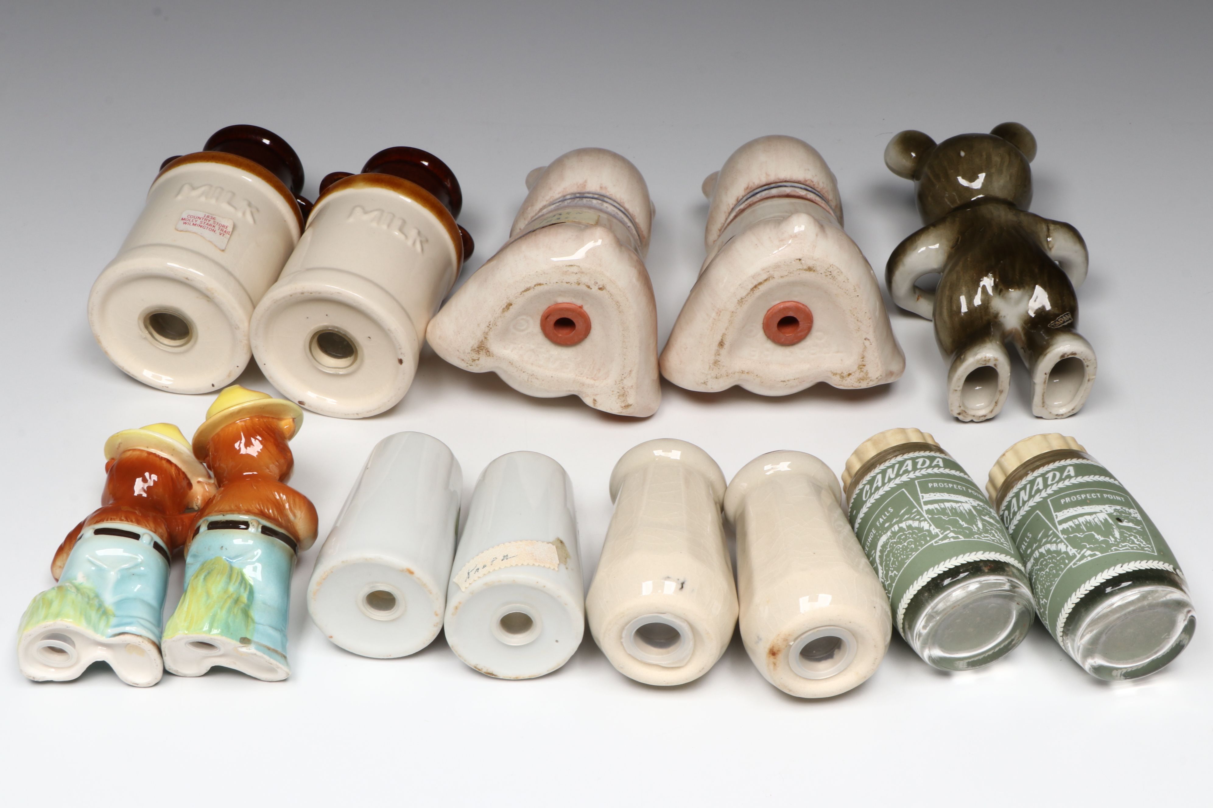 Smokey the Bear and More Novelty Salt and Pepper Shakers