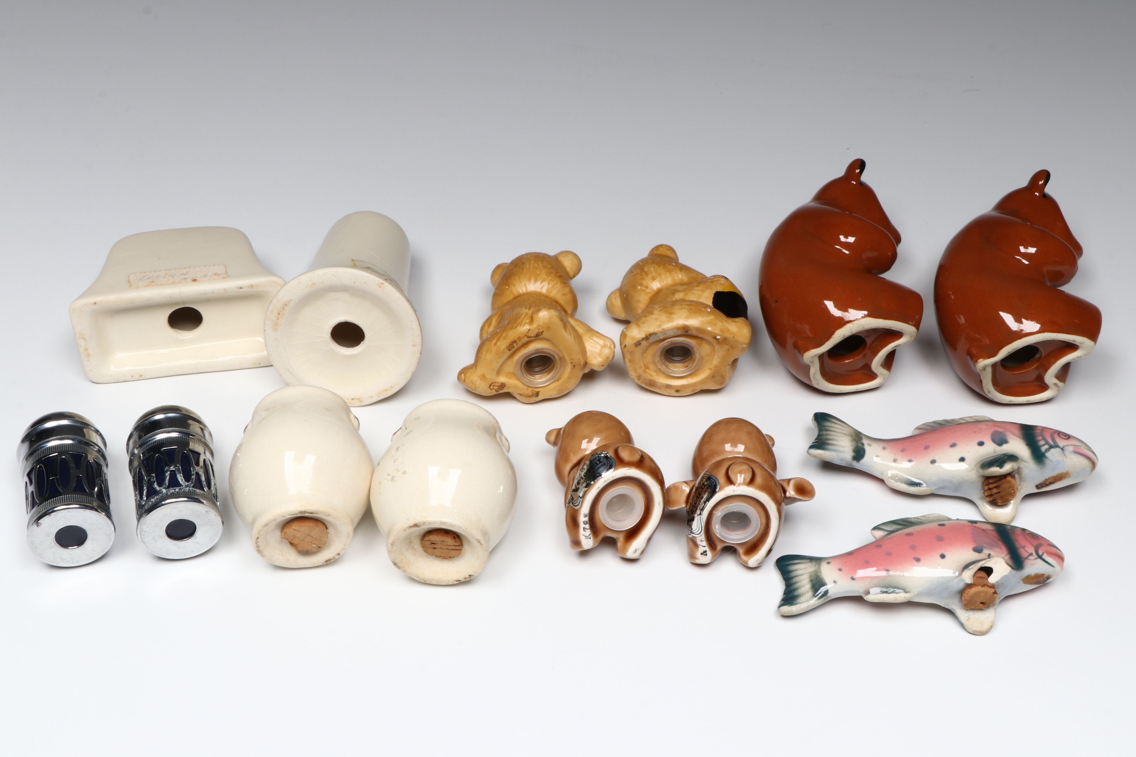 Smokey the Bear and More Novelty Salt and Pepper Shakers