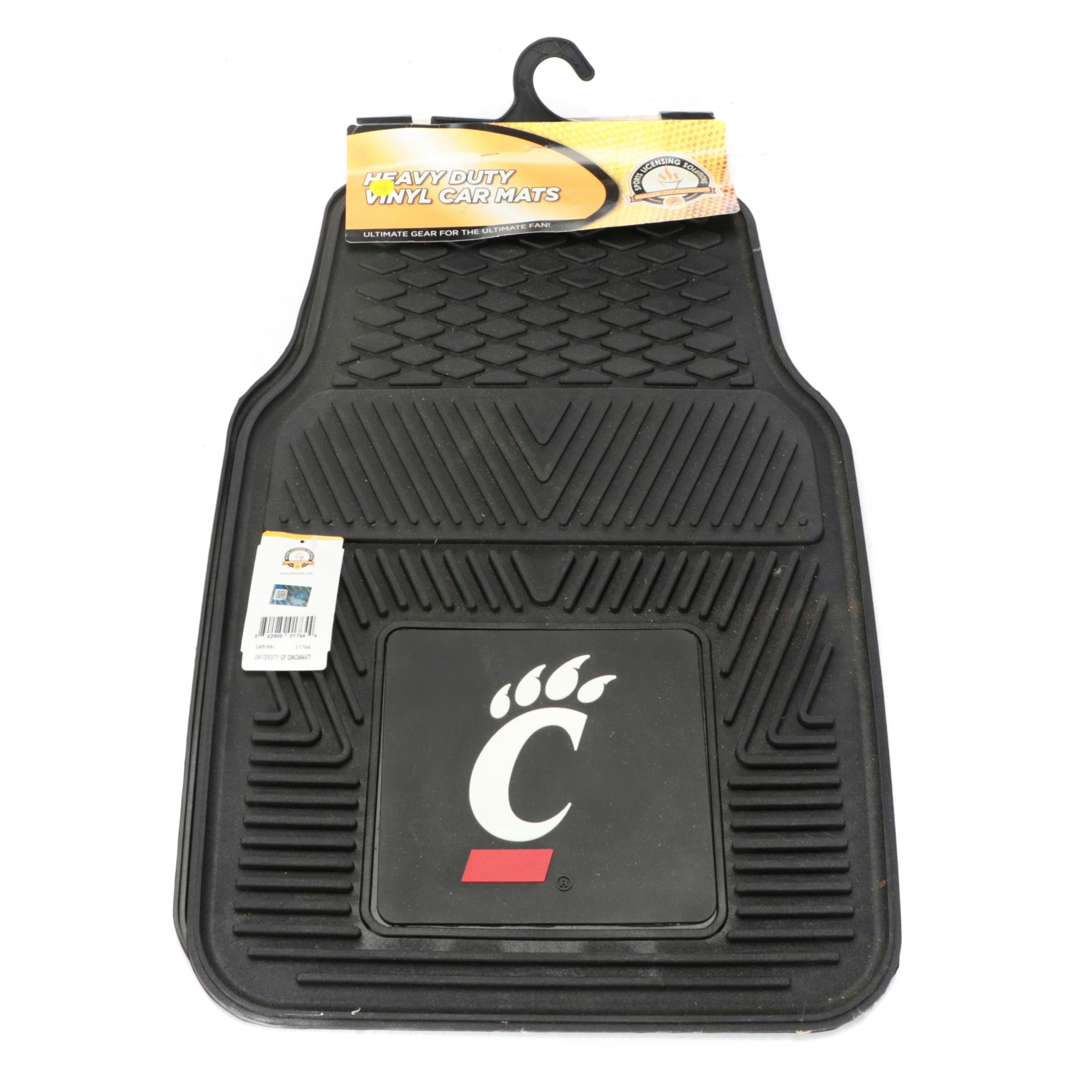 University of Cincinnati Logo Vinyl Car Floormats