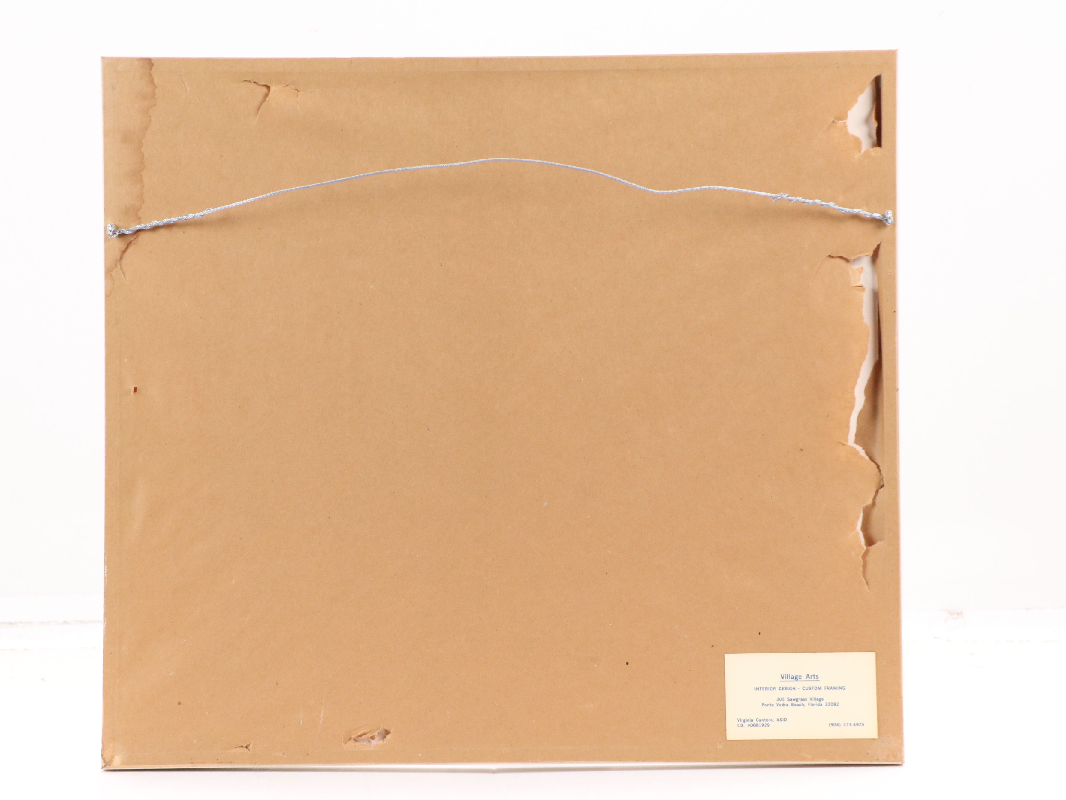 McGuffin Watercolor Painting of Shrimp, 1990