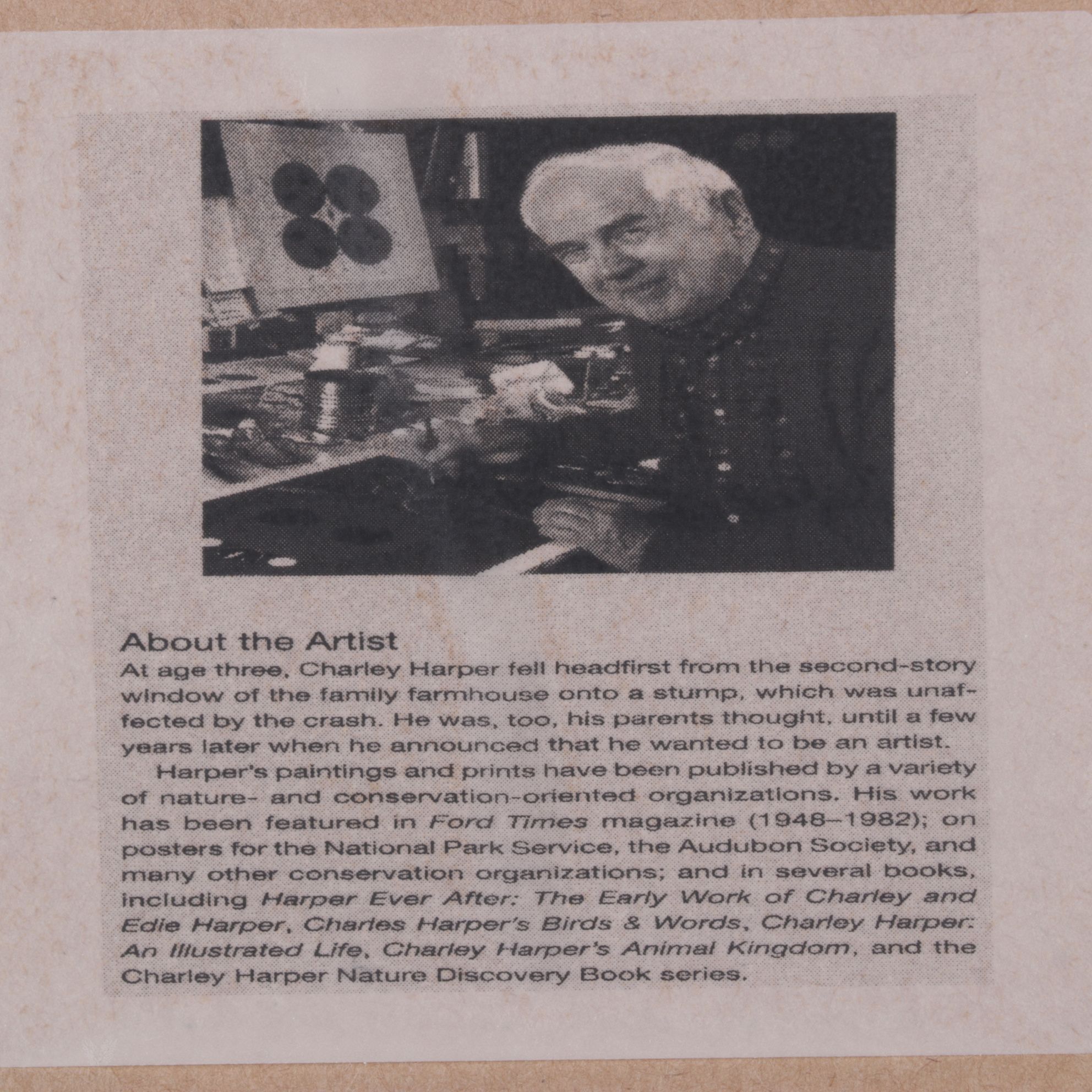 Offset Lithograph After Charley Harper "Dolfun", 1977