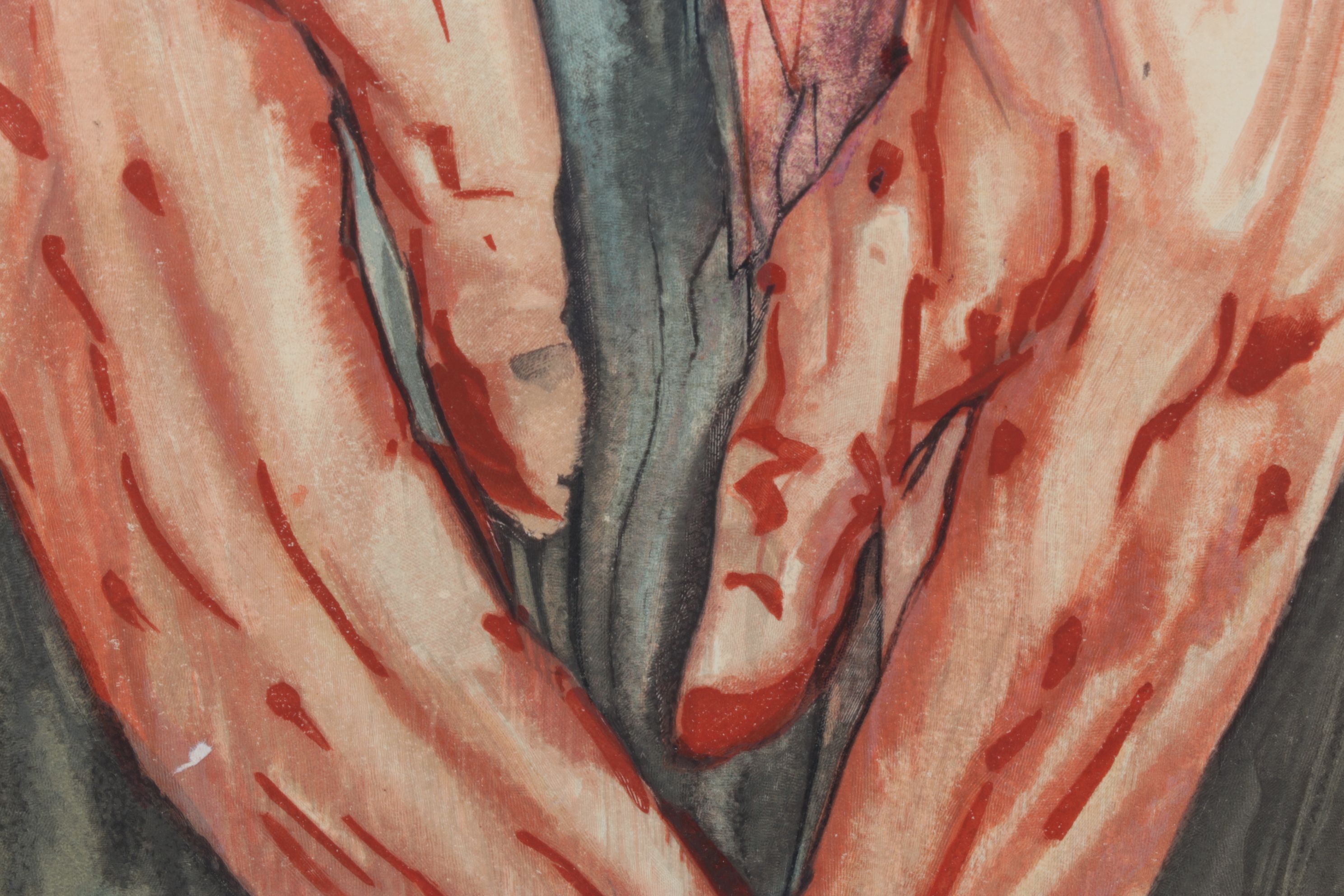 Salvador Dalí Wood Engraving "In the Hands of Antaeus", 1960-1964