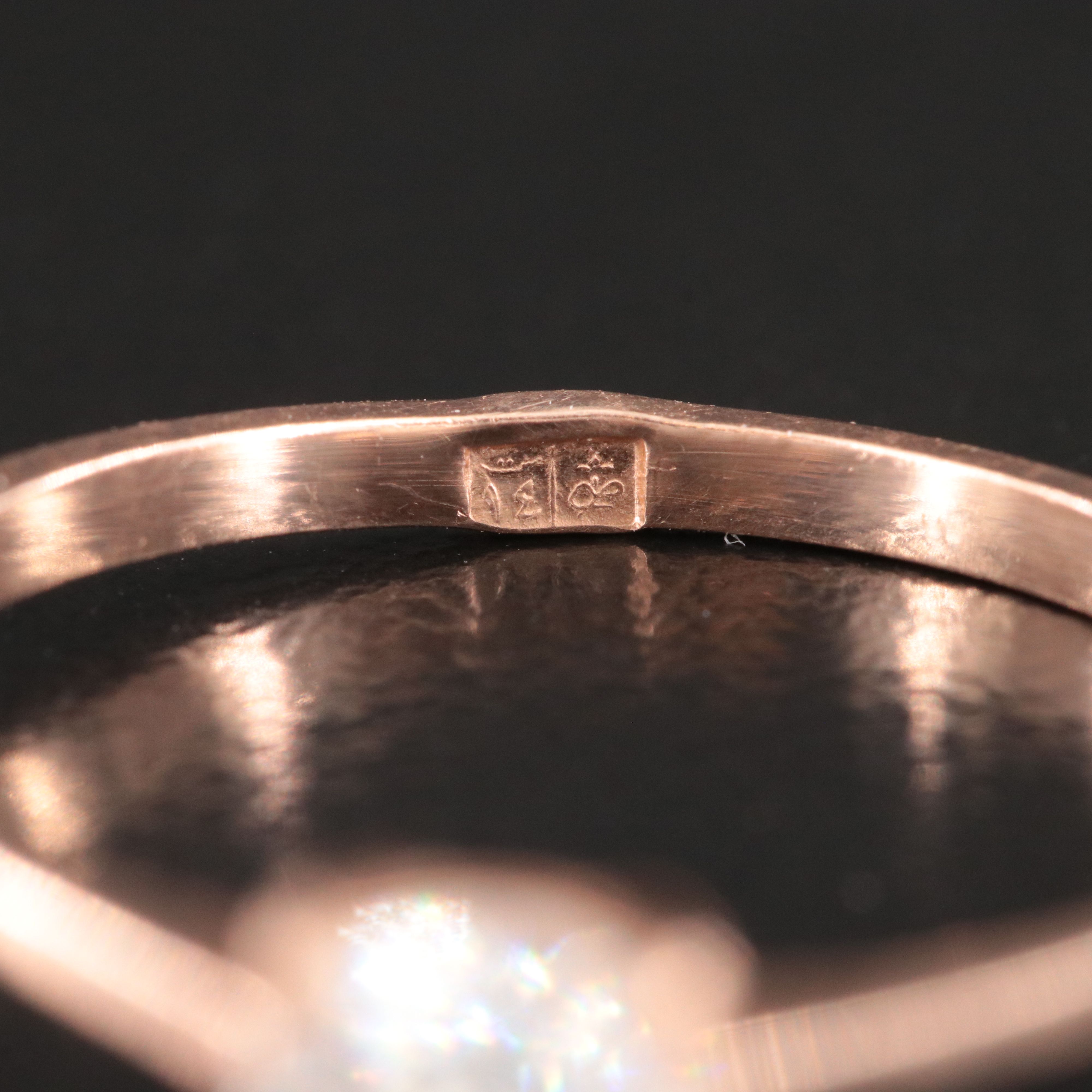 14K Rose Gold 1.02 CT Lab Grown Diamond Solitaire Ring