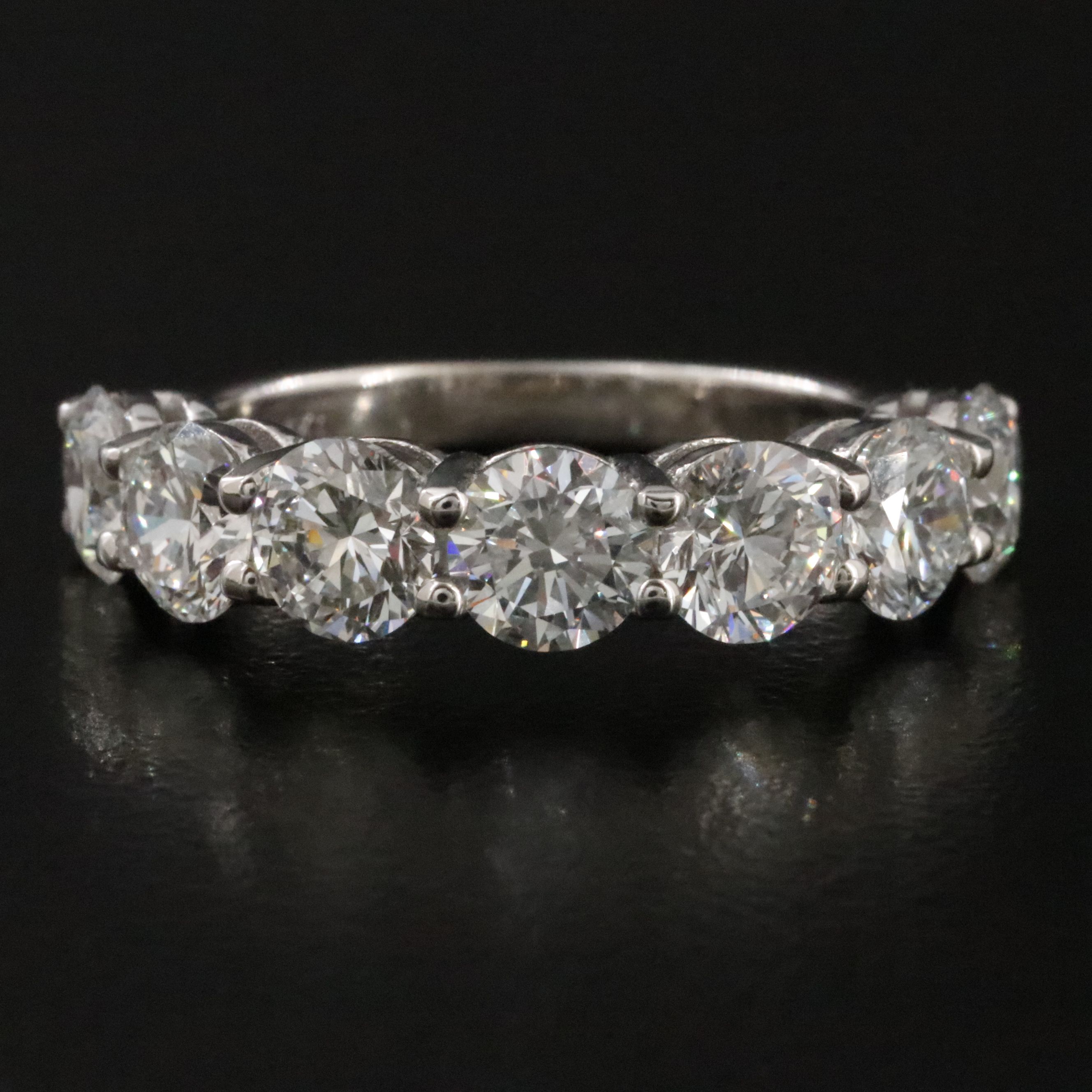 14K 3.30 CTW Lab Grown Diamond Band with IGI Jewelry Report