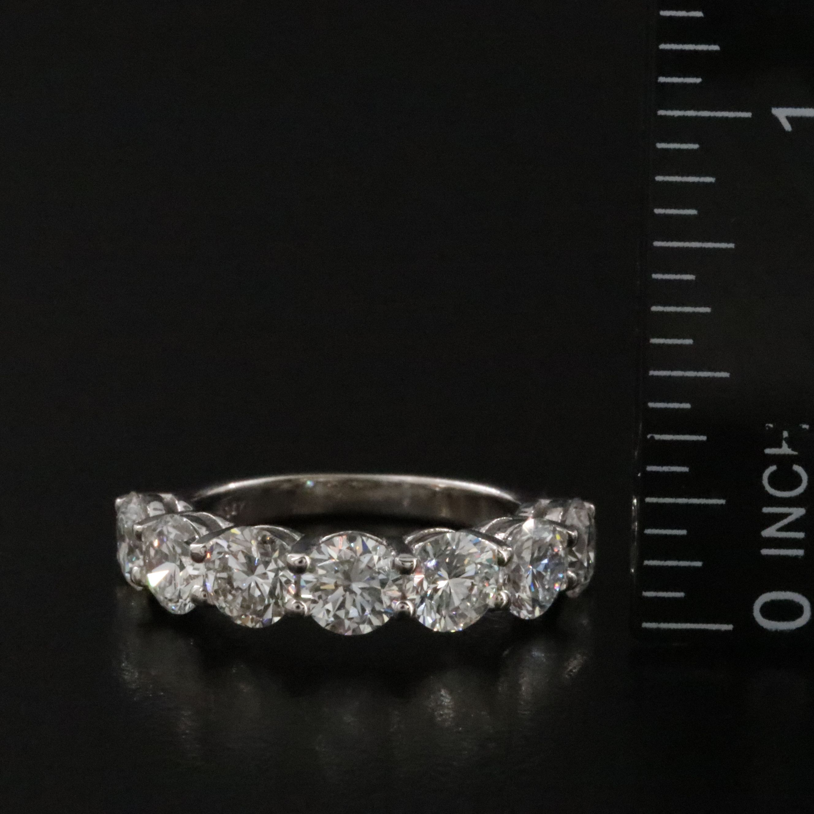 14K 3.30 CTW Lab Grown Diamond Band with IGI Jewelry Report