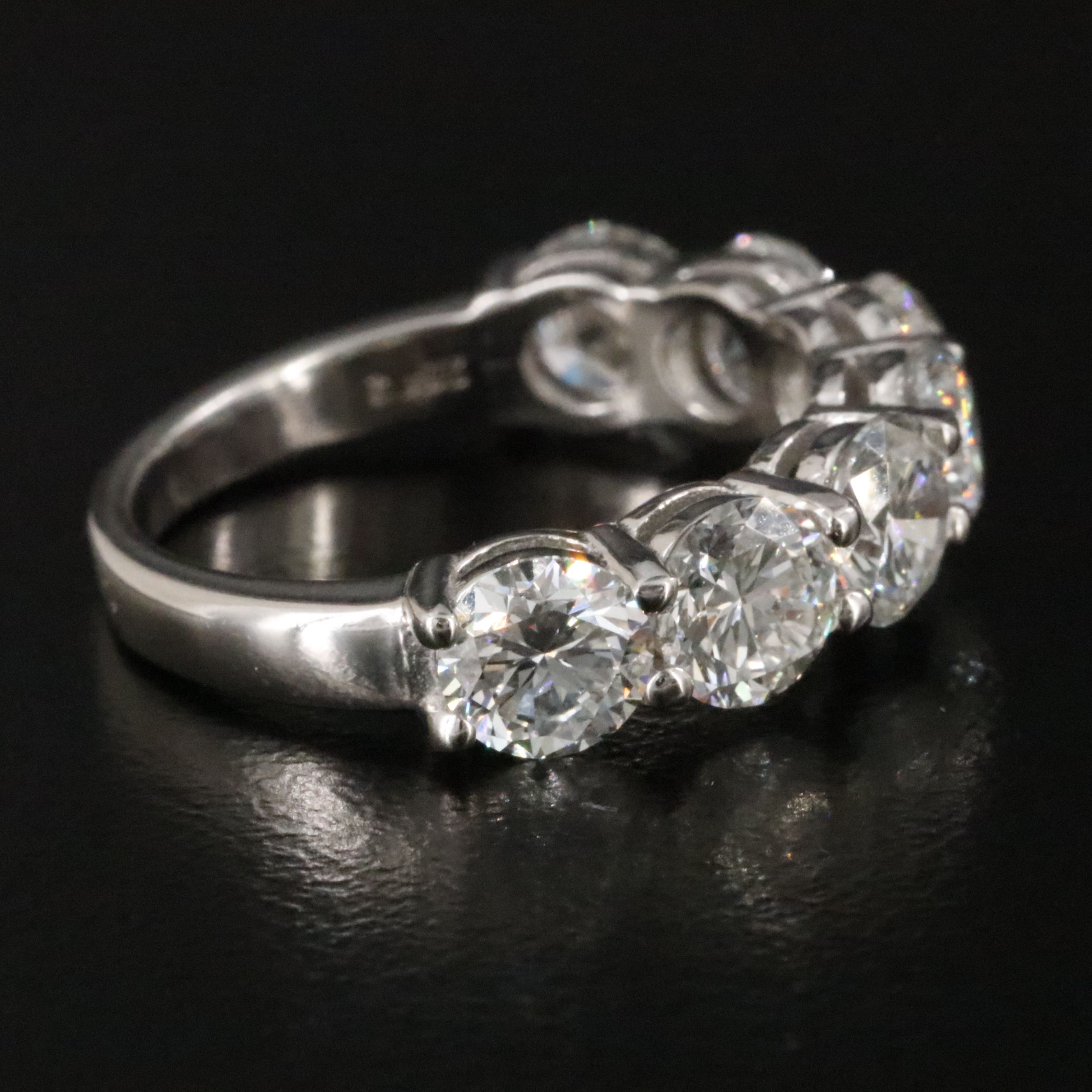 14K 3.30 CTW Lab Grown Diamond Band with IGI Jewelry Report