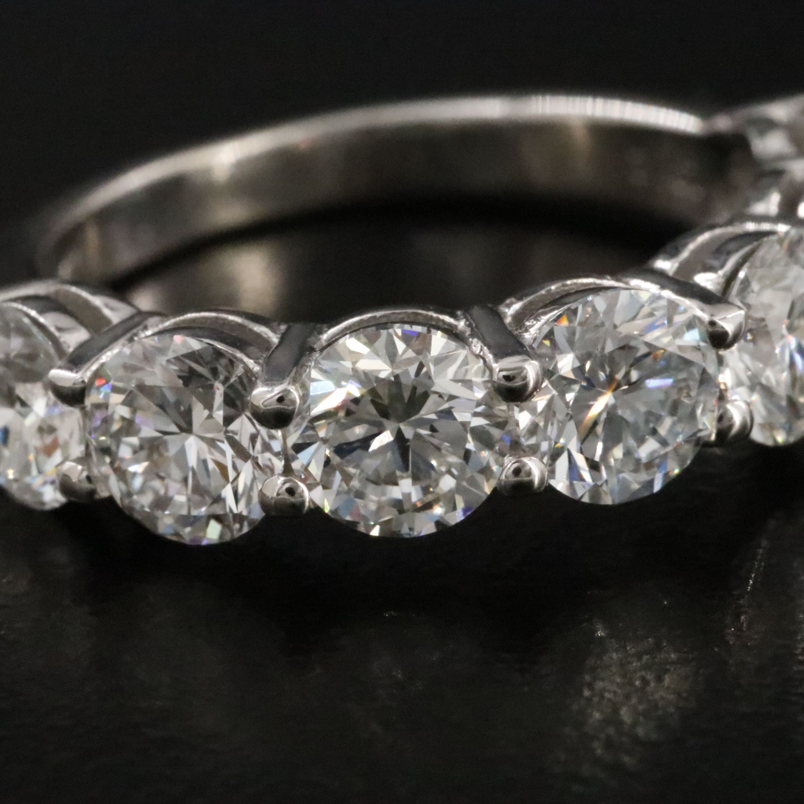 14K 3.30 CTW Lab Grown Diamond Band with IGI Jewelry Report