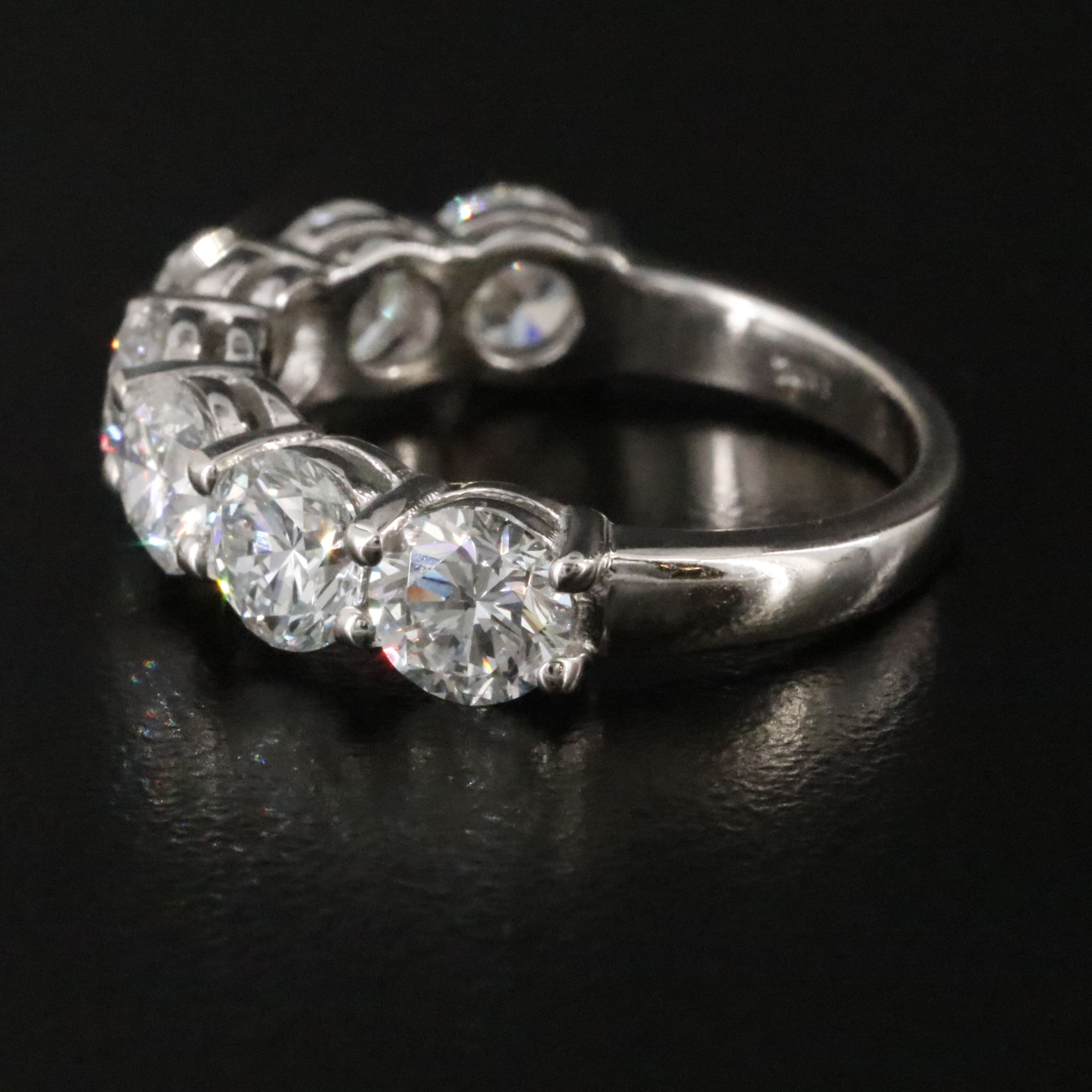 14K 3.30 CTW Lab Grown Diamond Band with IGI Jewelry Report