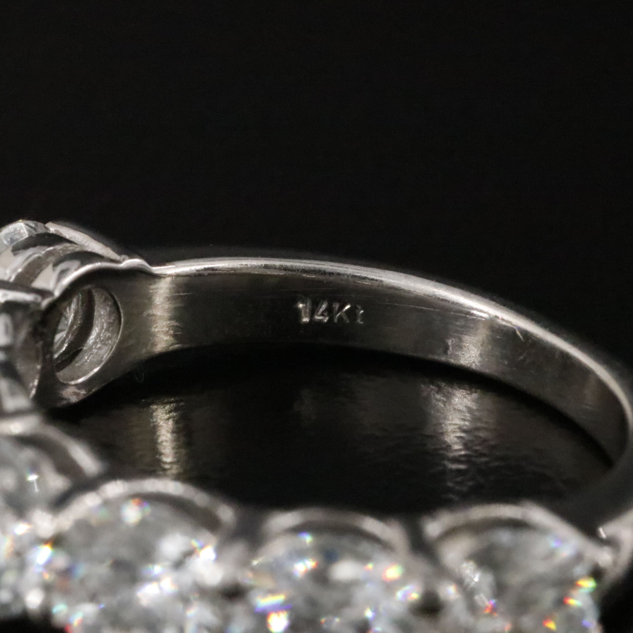 14K 3.30 CTW Lab Grown Diamond Band with IGI Jewelry Report