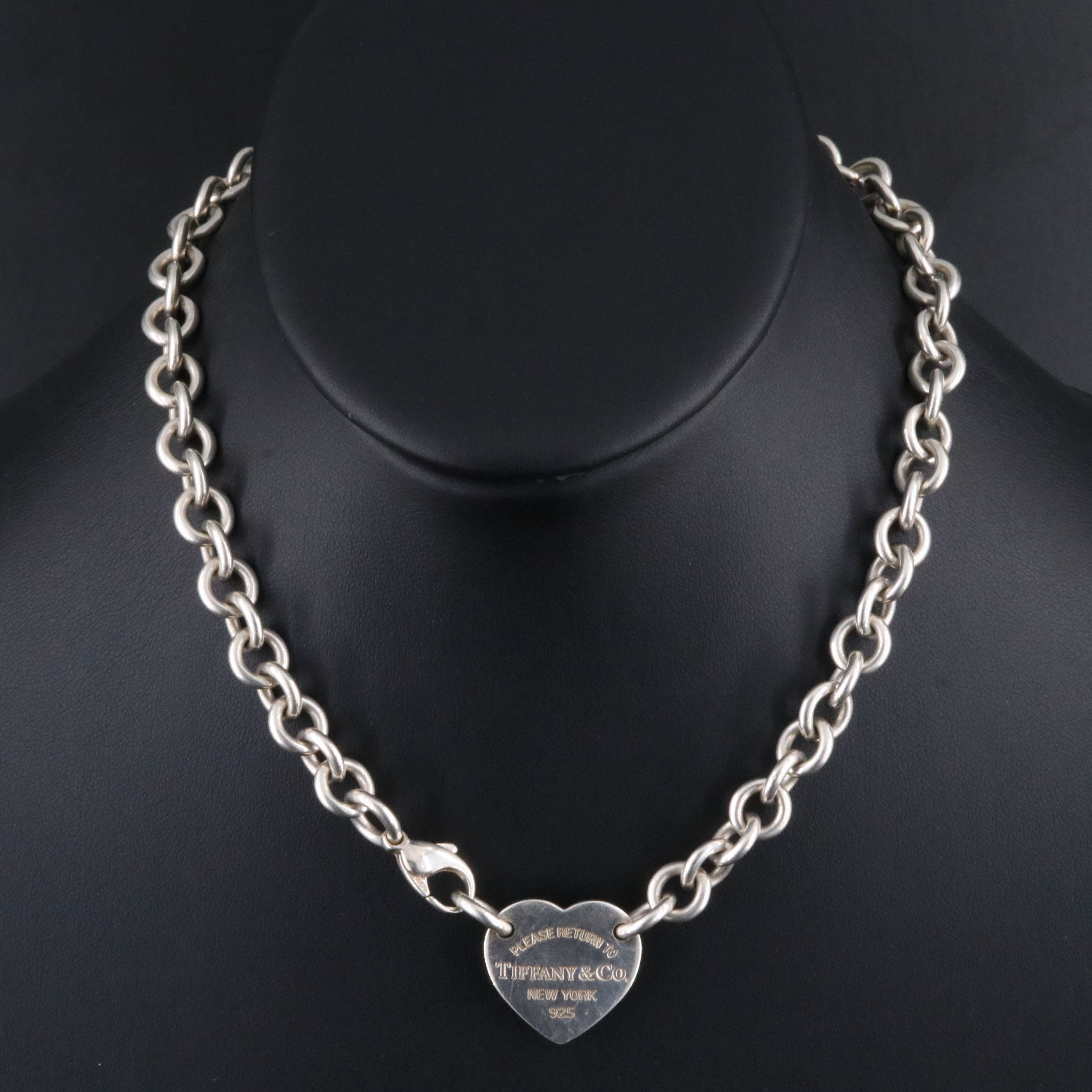Tiffany & Co. Return to Tiffany Sterling Heart Necklace