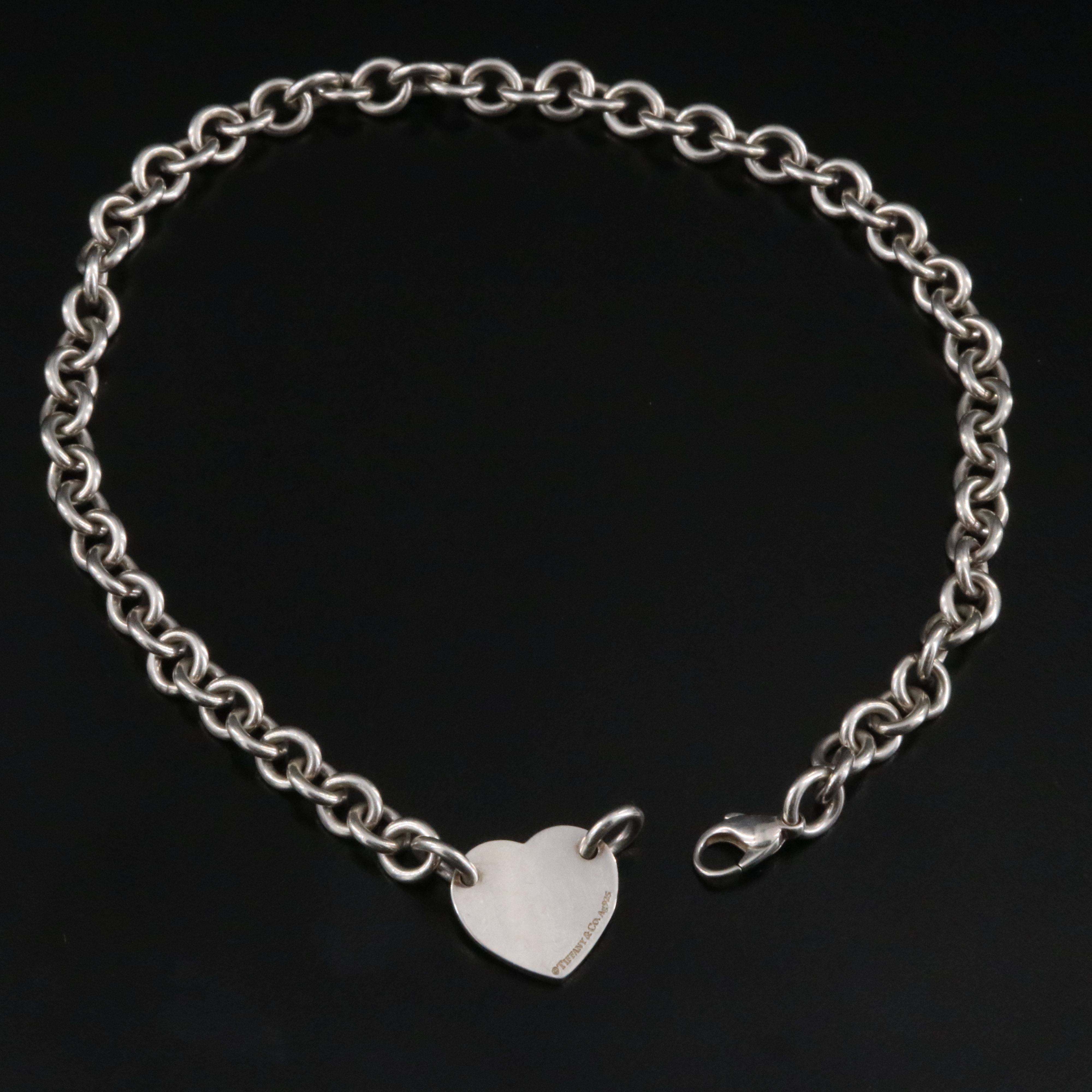 Tiffany & Co. Return to Tiffany Sterling Heart Necklace
