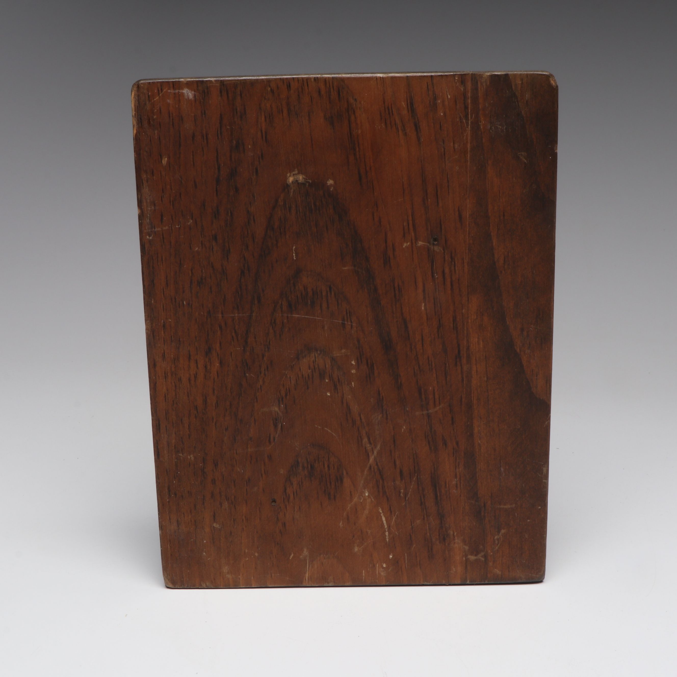 Cold-Painted Cast Iron and Wood Federal Eagle Bookends, 20th Century