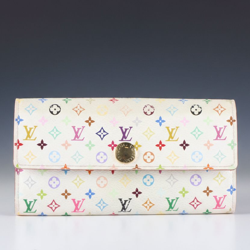 Louis Vuitton  Portefeuille Sarah Wallet in Multicolor Monogram Canvas