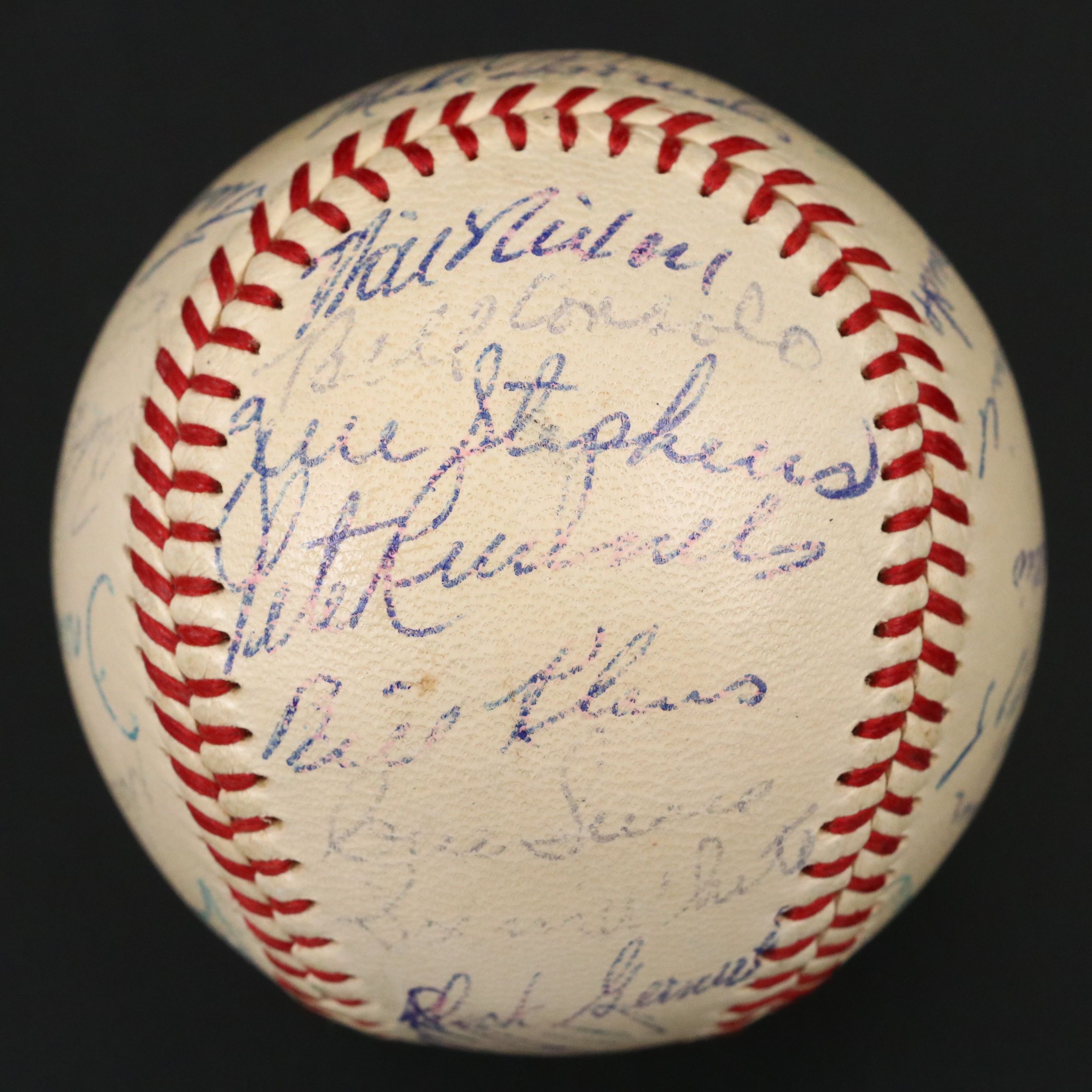 Ted Williams, Jackie Jensen with Other Boston Red Sox Signed Baseball, 1958