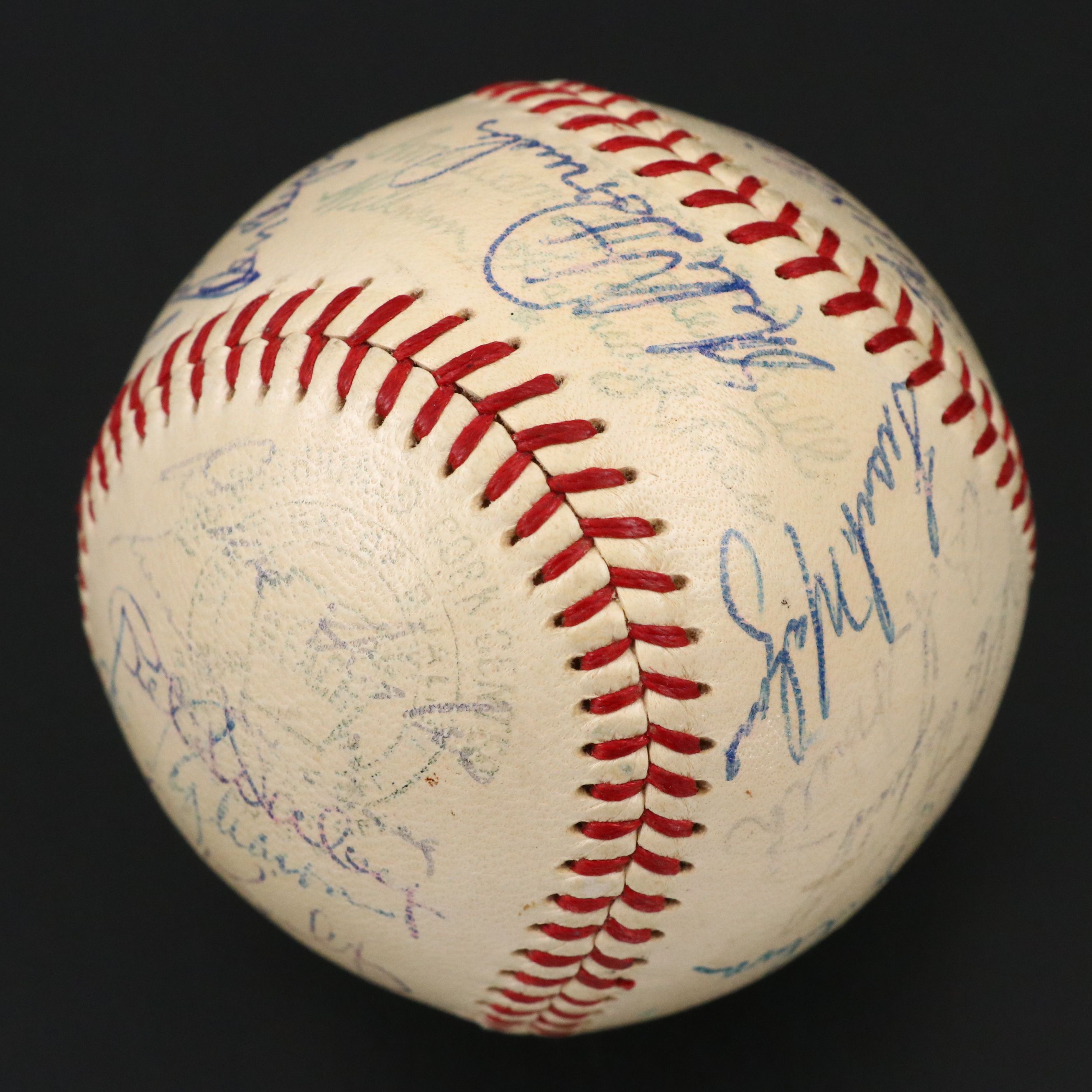 Ted Williams, Jackie Jensen with Other Boston Red Sox Signed Baseball, 1958