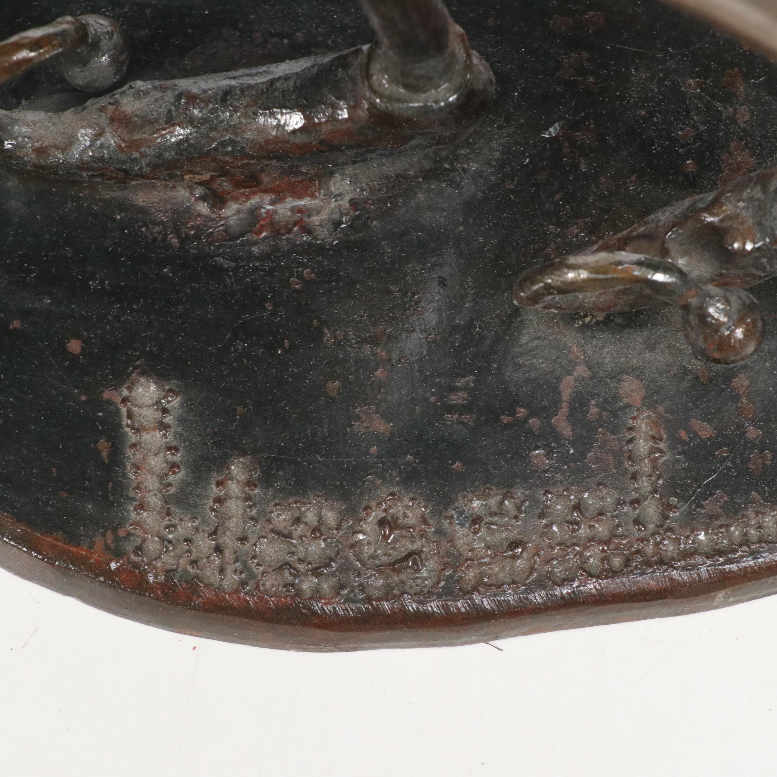 William Wessel Bronze Sculpture of Flutist "Fool's Song"