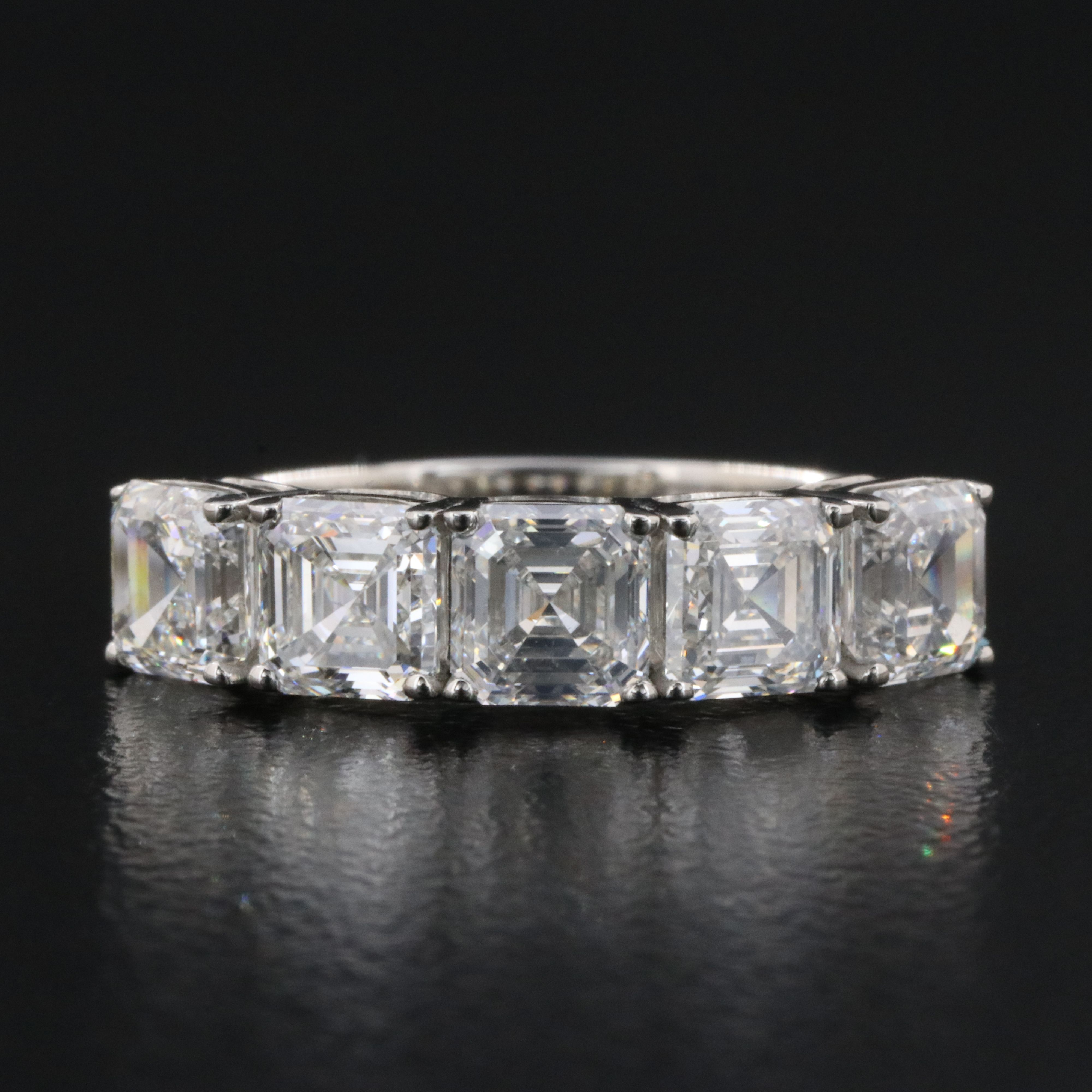 Platinum 2.52 CTW Diamond Ring with GIA Reports