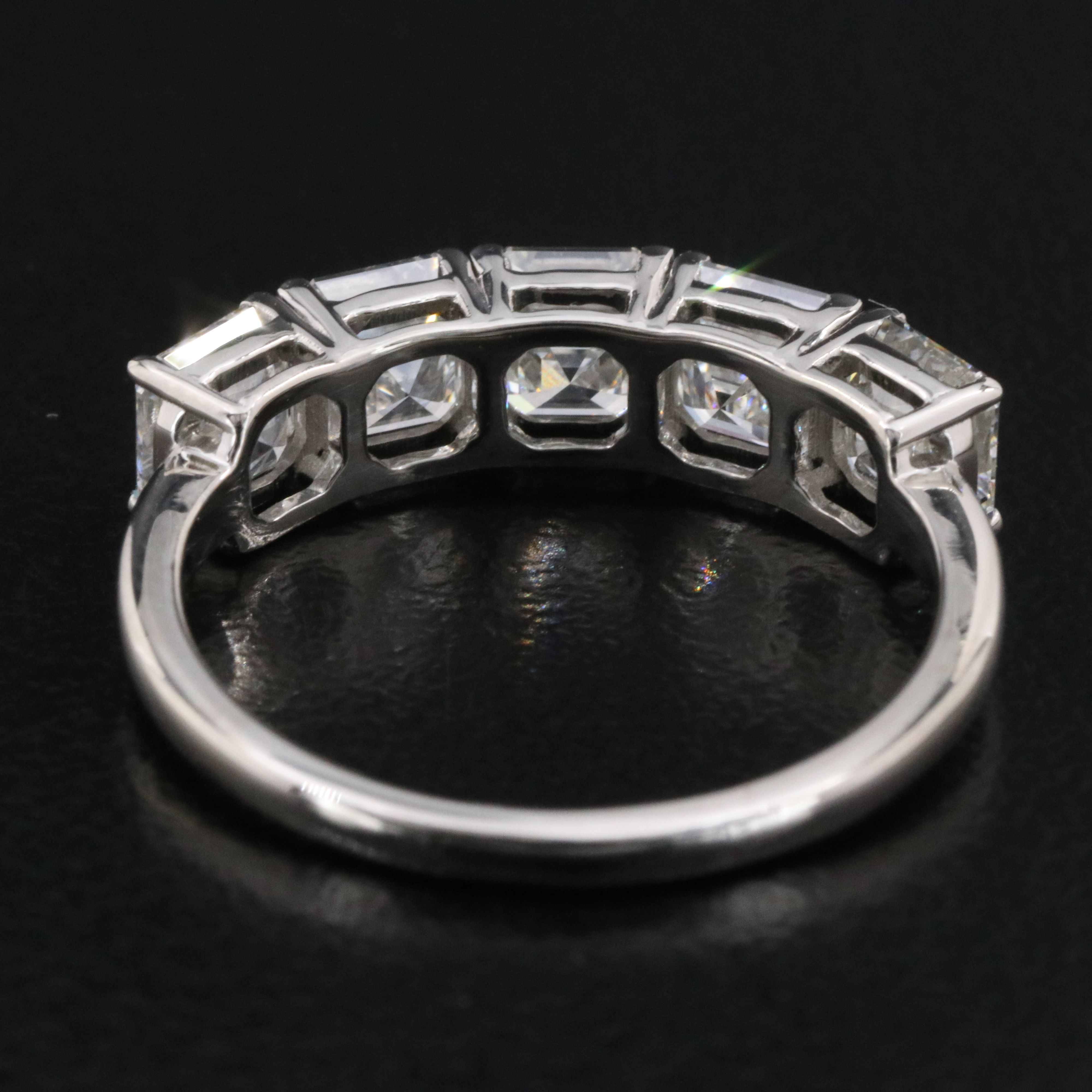 Platinum 2.52 CTW Diamond Ring with GIA Reports