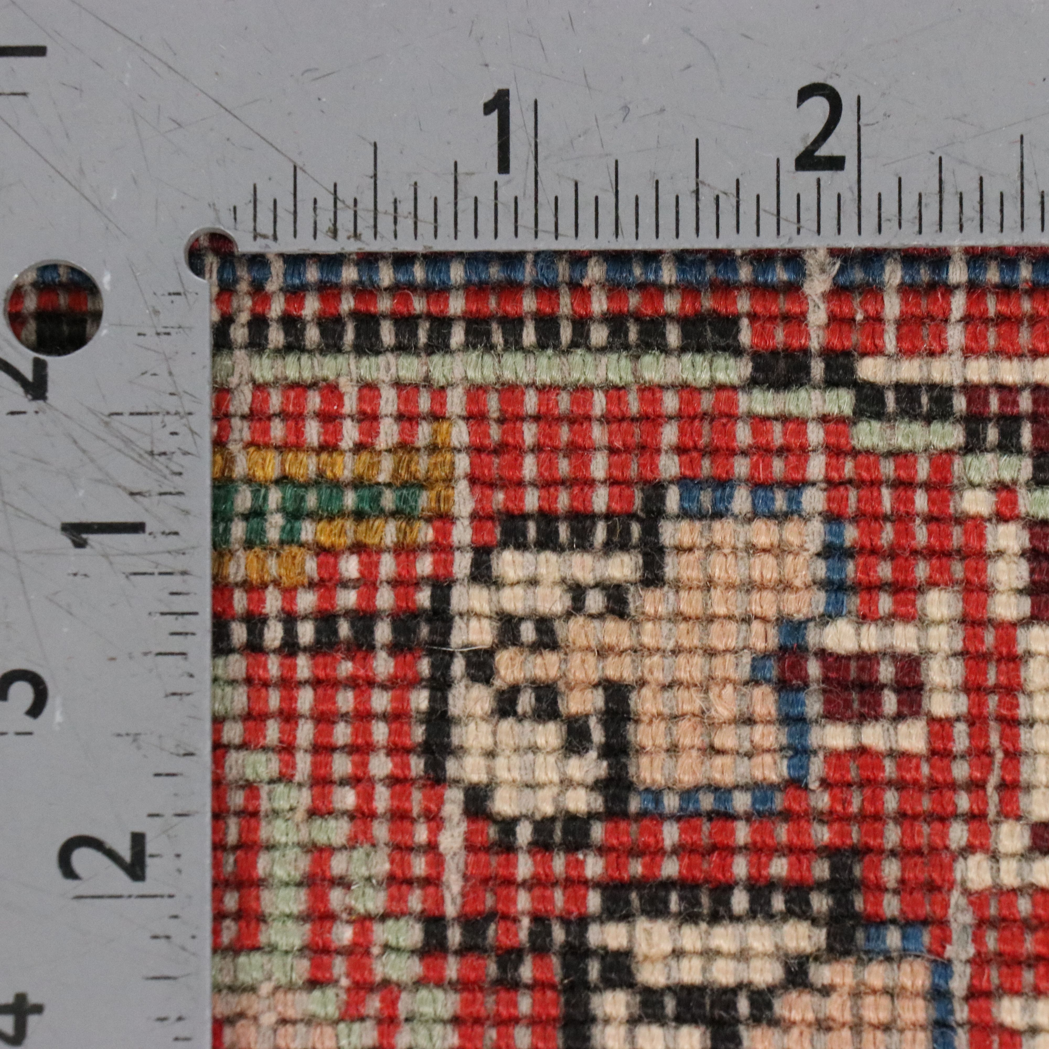 8' x 11'3 Hand-Knotted Indo-Persian Kashan Area Rug