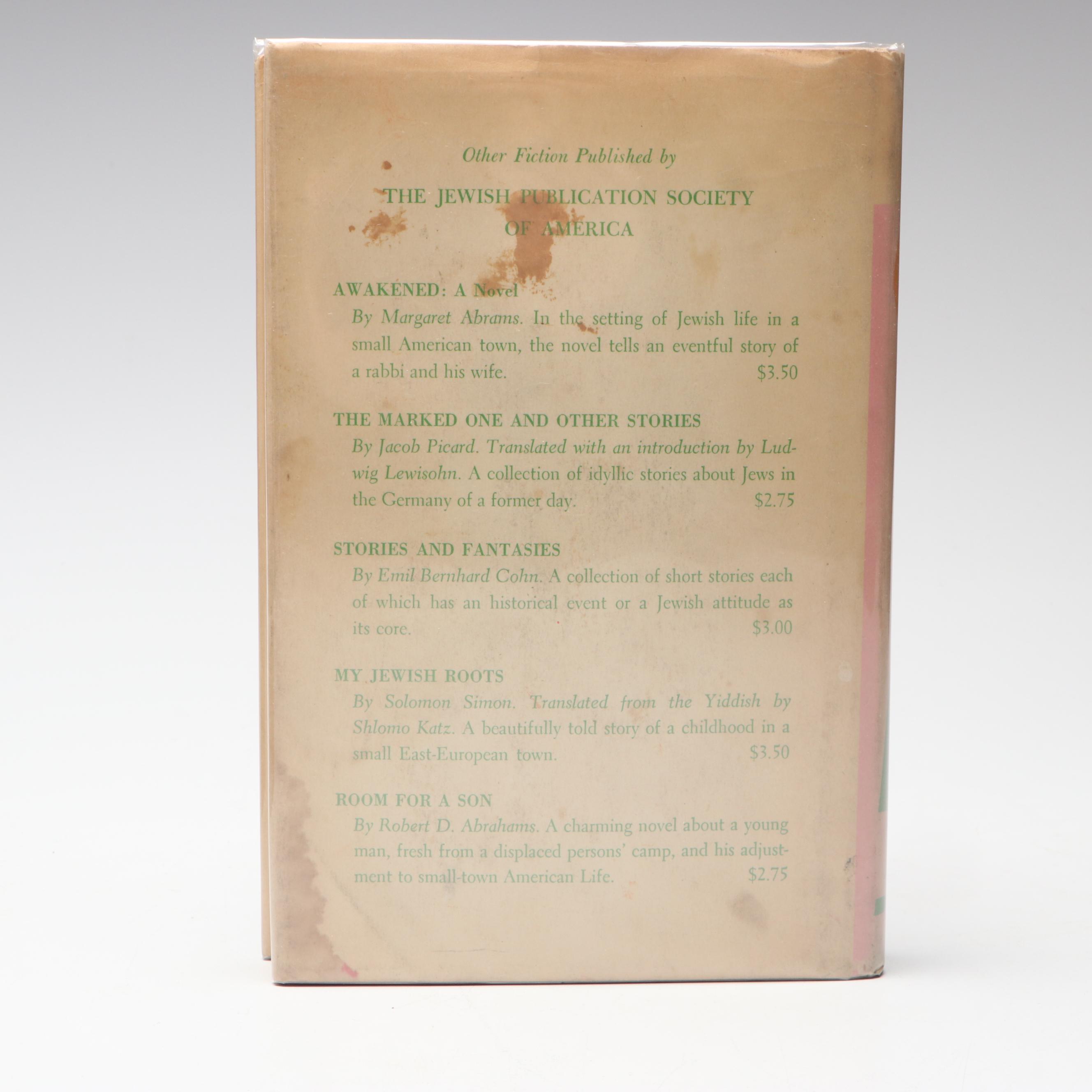 First Edition "The Magic Barrel" with Signed Isaac Bashevis Singer Compilation