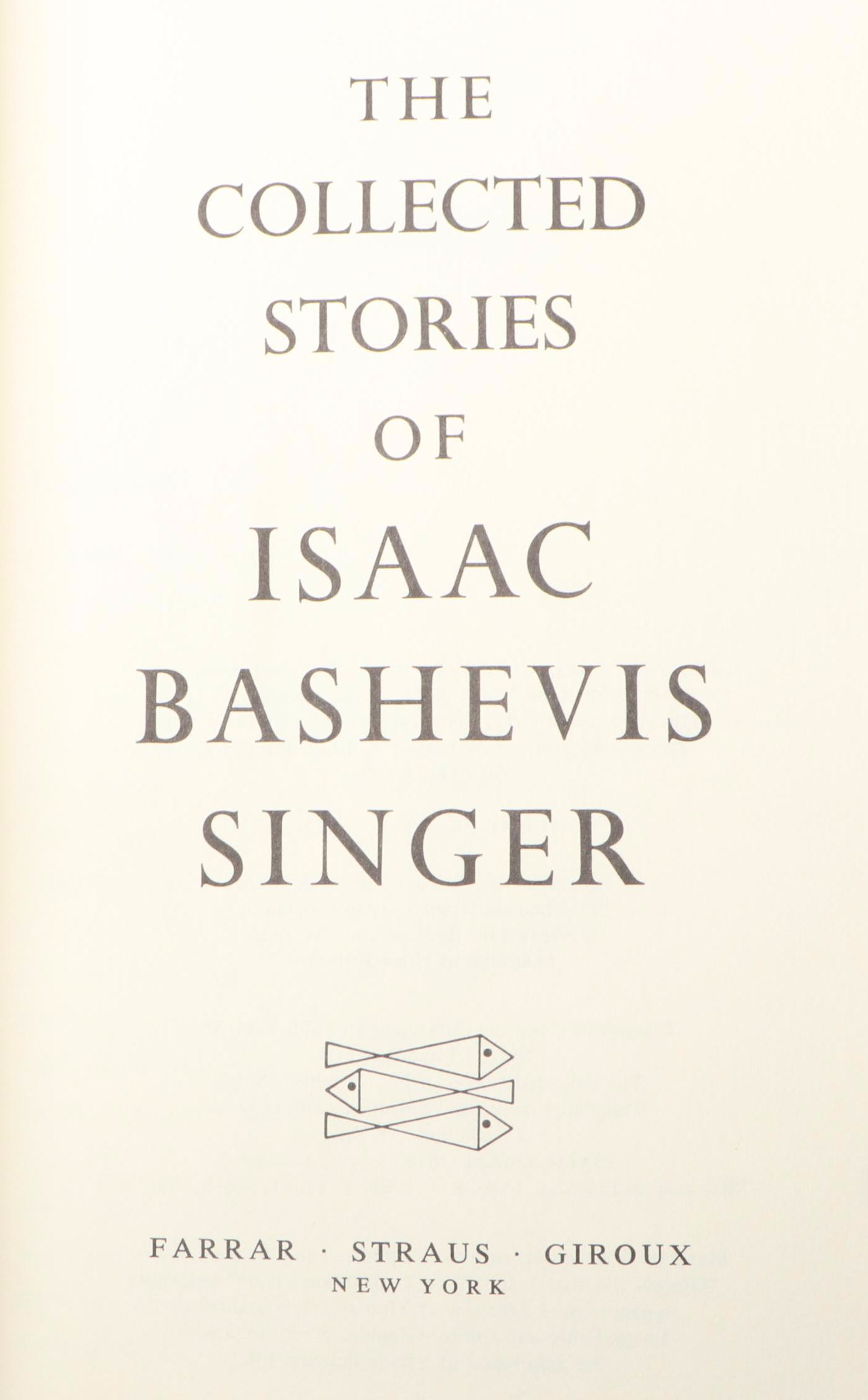 First Edition "The Magic Barrel" with Signed Isaac Bashevis Singer Compilation