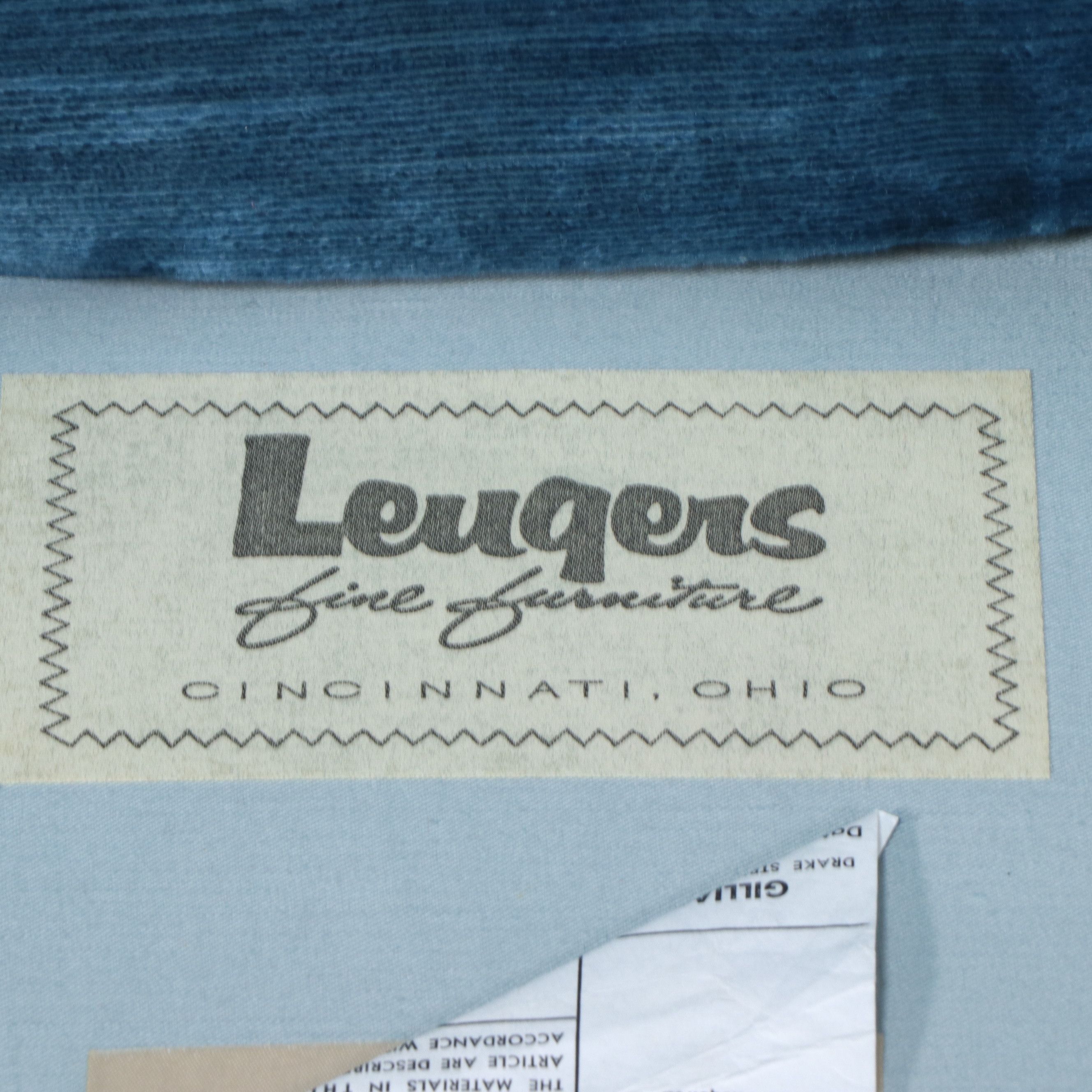 Vintage Leugers Fine Furniture Tufted Swivel Rocker Club Chair