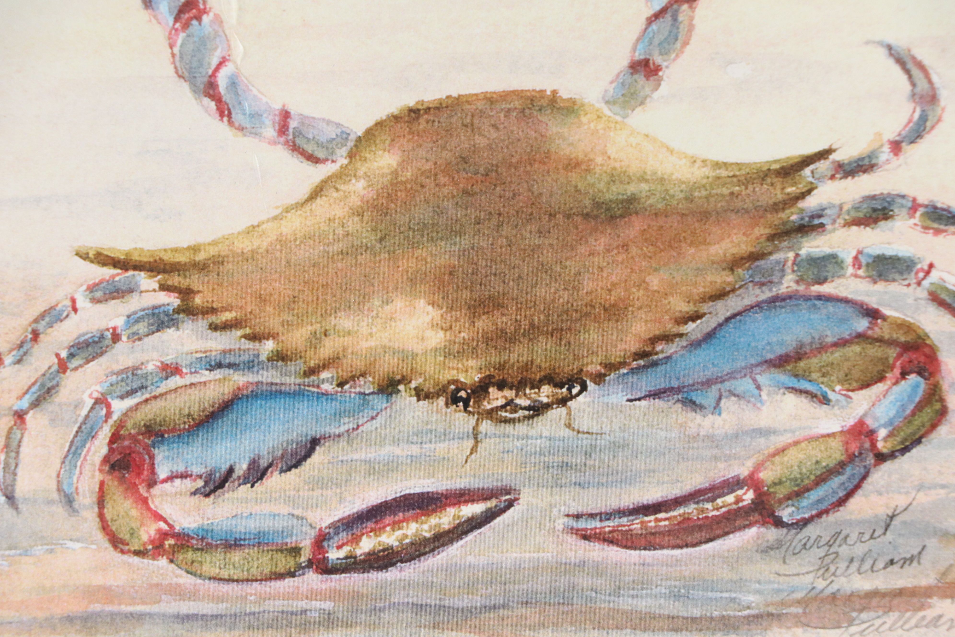 After Margaret Pulliam Digital Print of Blue Crab, 21st Century