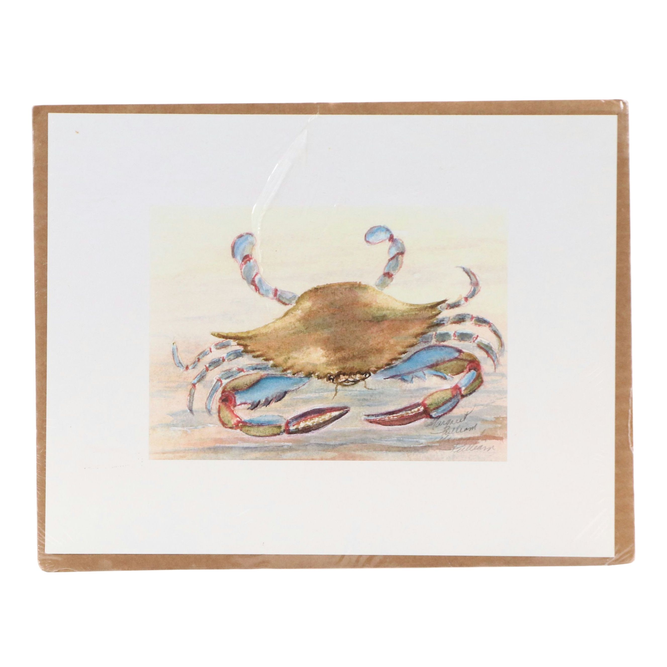 After Margaret Pulliam Digital Print of Blue Crab, 21st Century