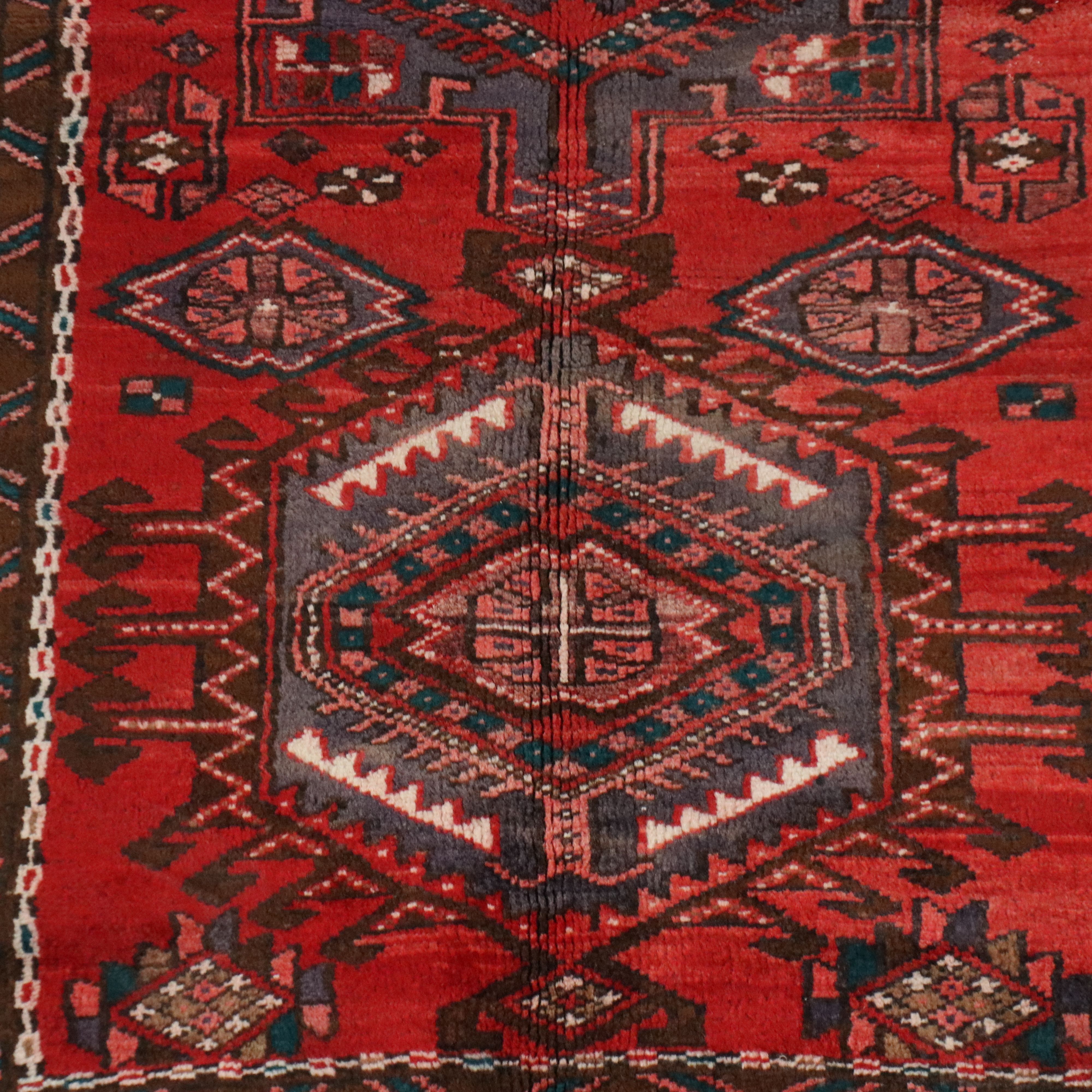 3'5 x 9'10 Hand-Knotted Persian Lamberan Long Rug