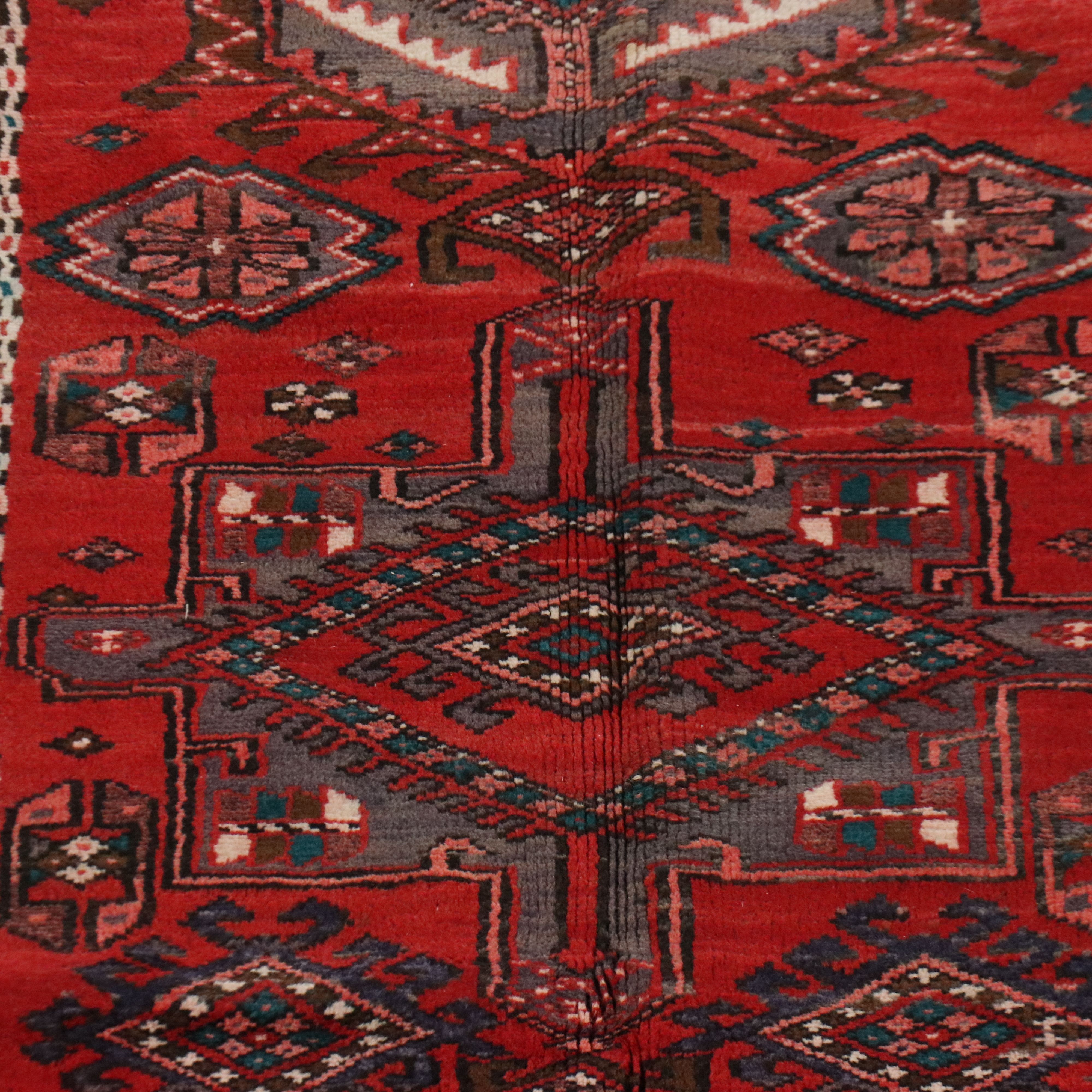 3'5 x 9'10 Hand-Knotted Persian Lamberan Long Rug