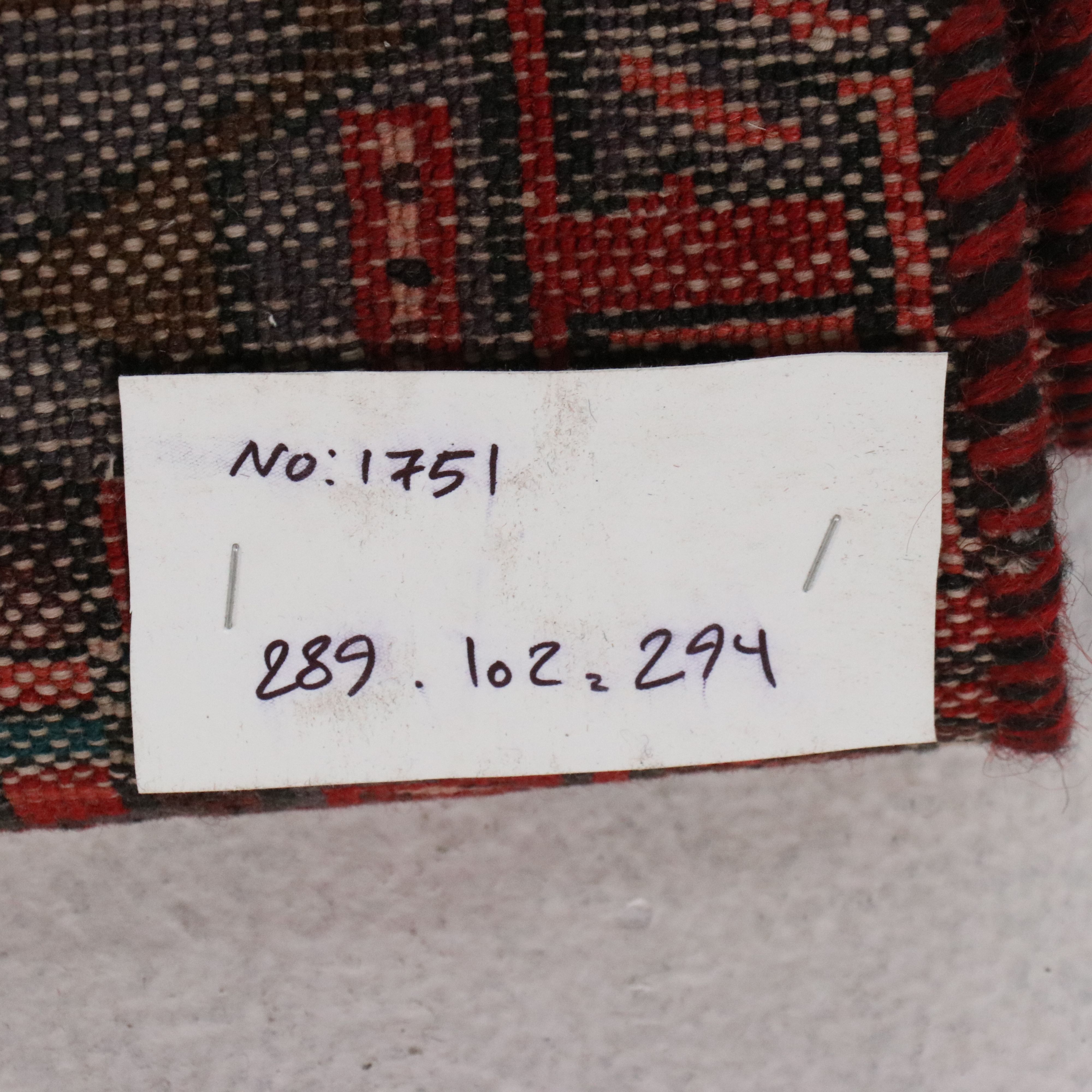 3'5 x 9'10 Hand-Knotted Persian Lamberan Long Rug