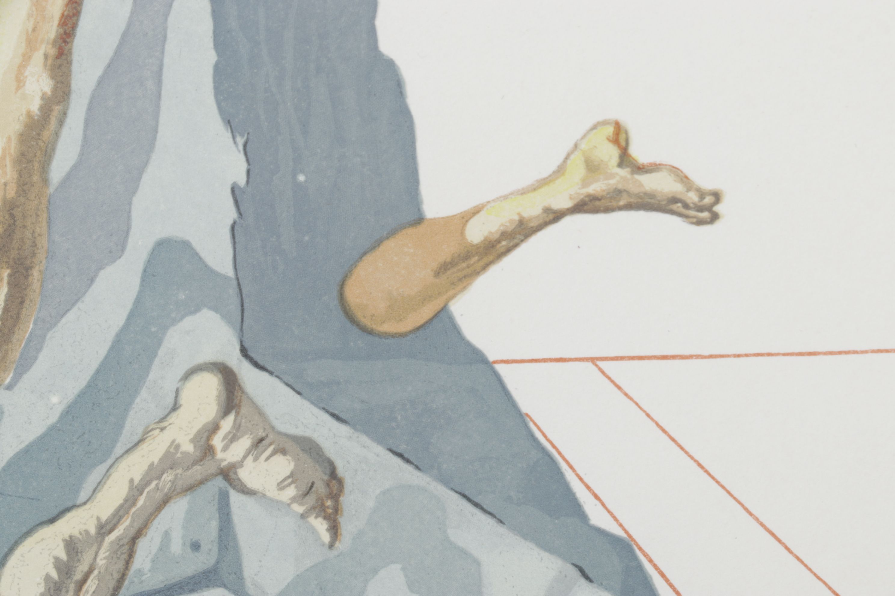 Salvador Dalí Wood Engraving "The Simoniac" 1960–1964